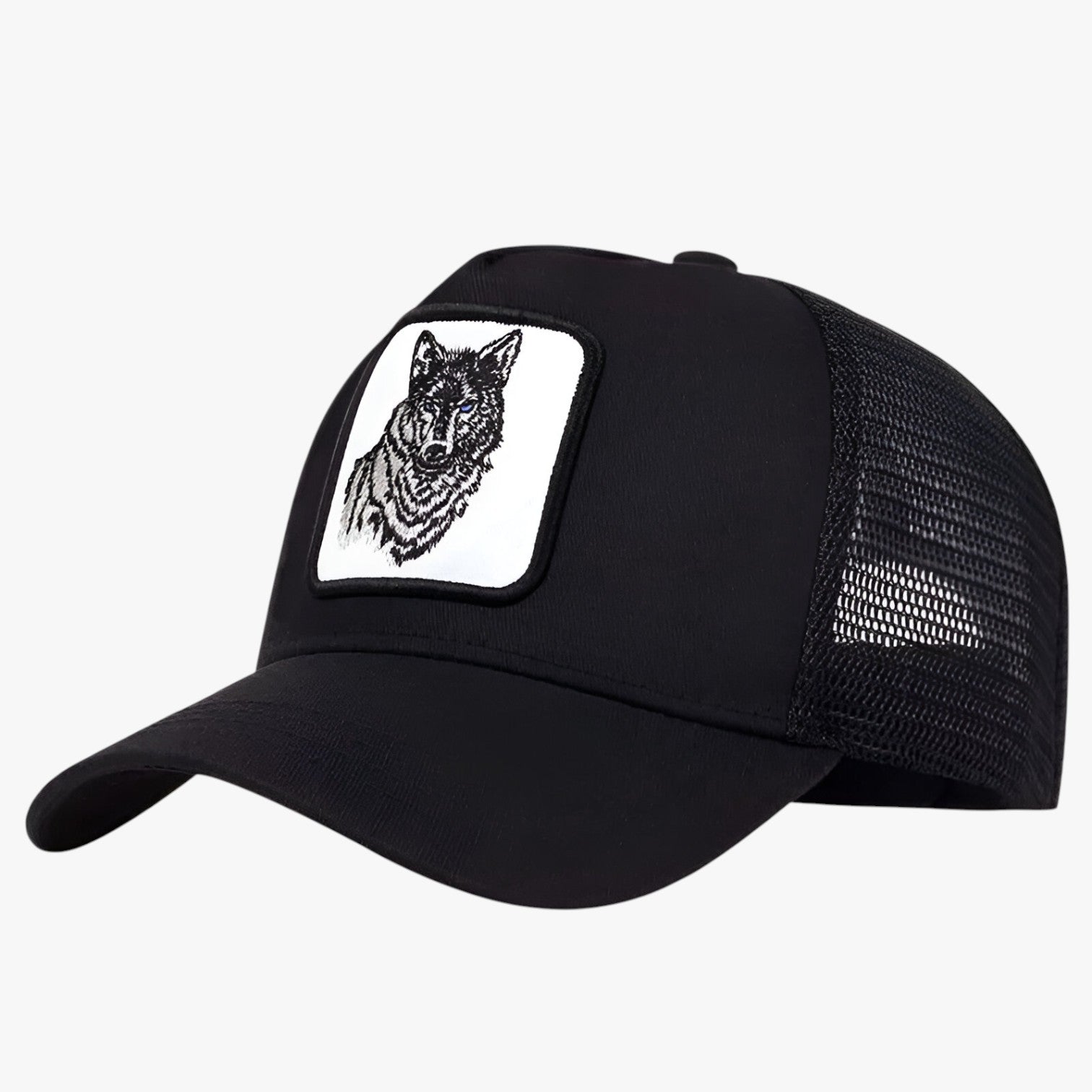 Cappellino estivo traspirante da lupo Lino Uomo - Nero etichetta bianca - cappellino cappellino estivo caps estivo lino lupo men's hat mens cap traspirante uomo - Concept Palermo
