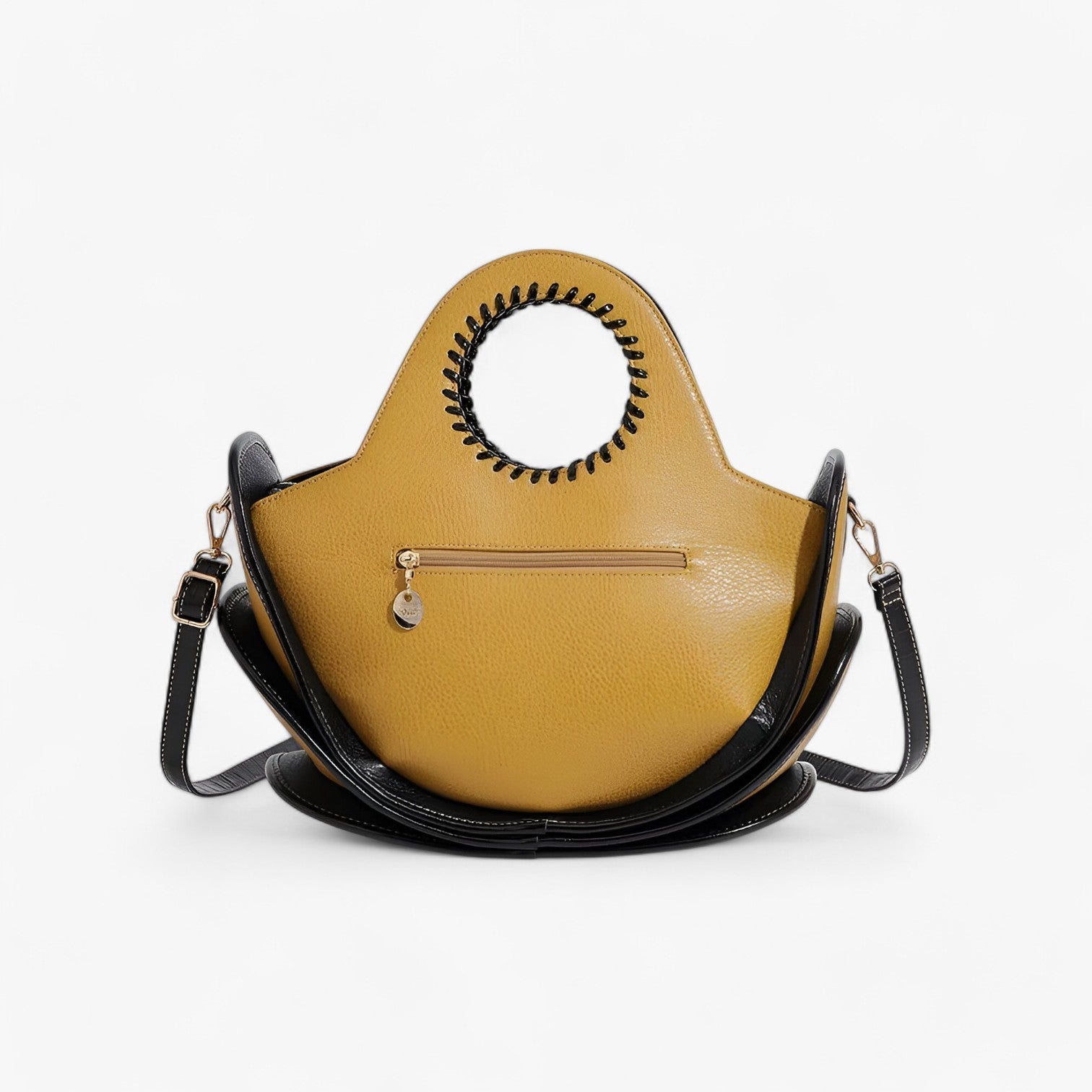 Grande Borsa a Spalla in Pelle con Ampi Scomparti - - ampi bags borsa borsa spalla pelle scomparti Shoulder Bags spalla Women's shoulder bag - Concept Palermo