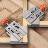 Efficiënte hoekklemmen voor 90° positionering hout Heren