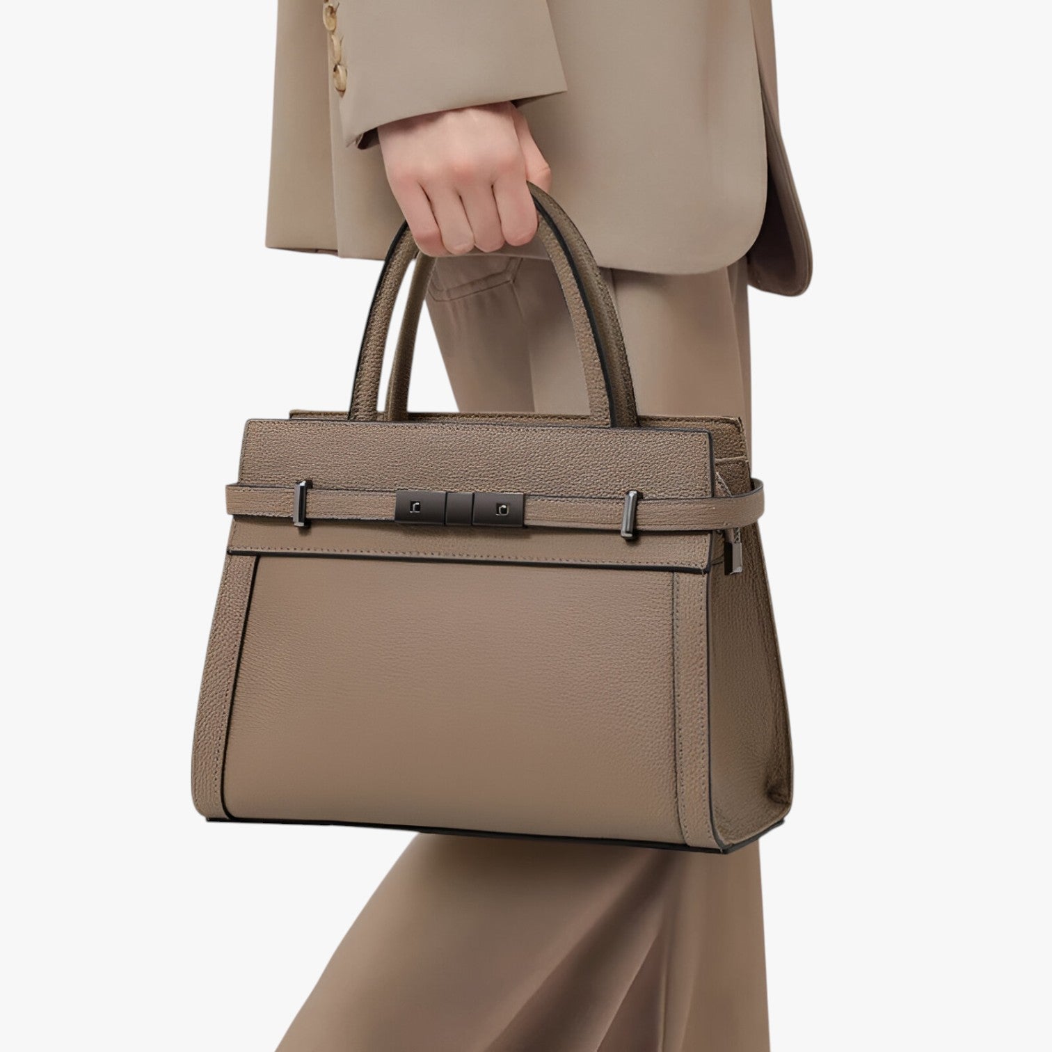 Borsa Tote Donna in Vera Pelle Nera - Grande e Spaziosa per Lavoro e Viaggio - - Bags borsa borsa tote bovina donna handbags pelle tote vera women bags Women's handbags - Concept Palermo
