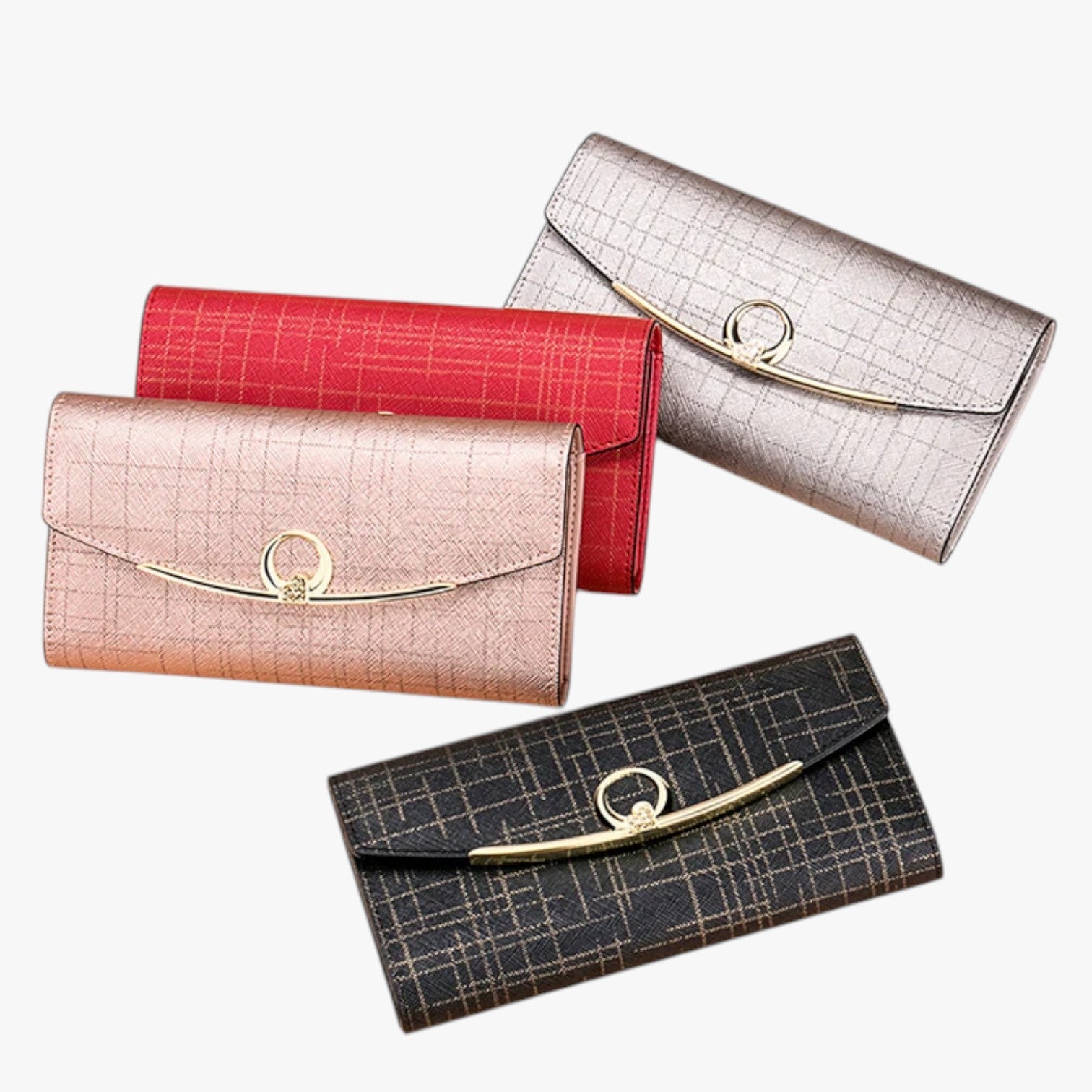 Portafoglio lungo in pelle con grande capacità - - capacità elegant wallet pelle portafoglio portafoglio pelle wallet wallets womens wallet - Concept Palermo