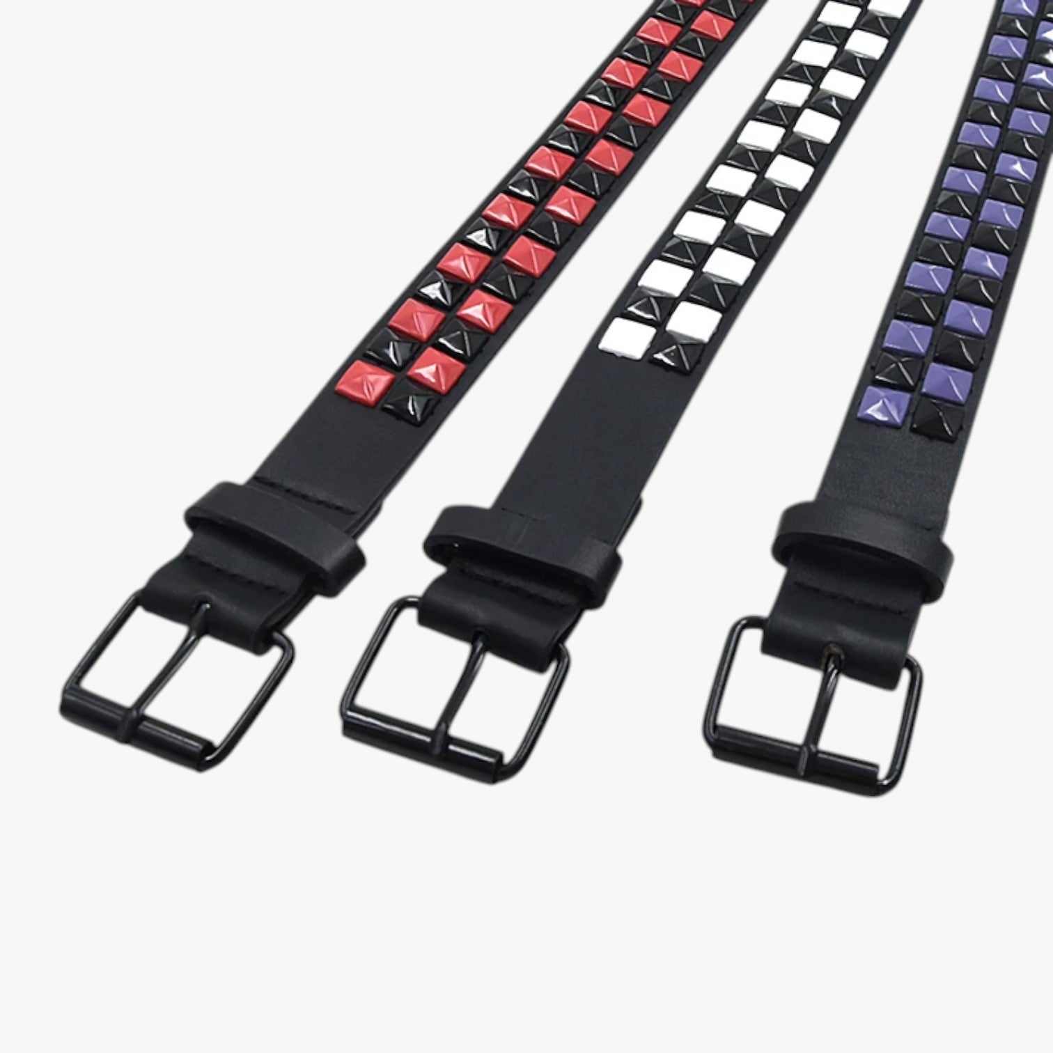 Cintura con rivetti punk e vestibilità elasticizzata - - Belts cintura cintura rivetti elasticizzata punk rivetti vestibilità waist belt for women Womens belt - Concept Palermo