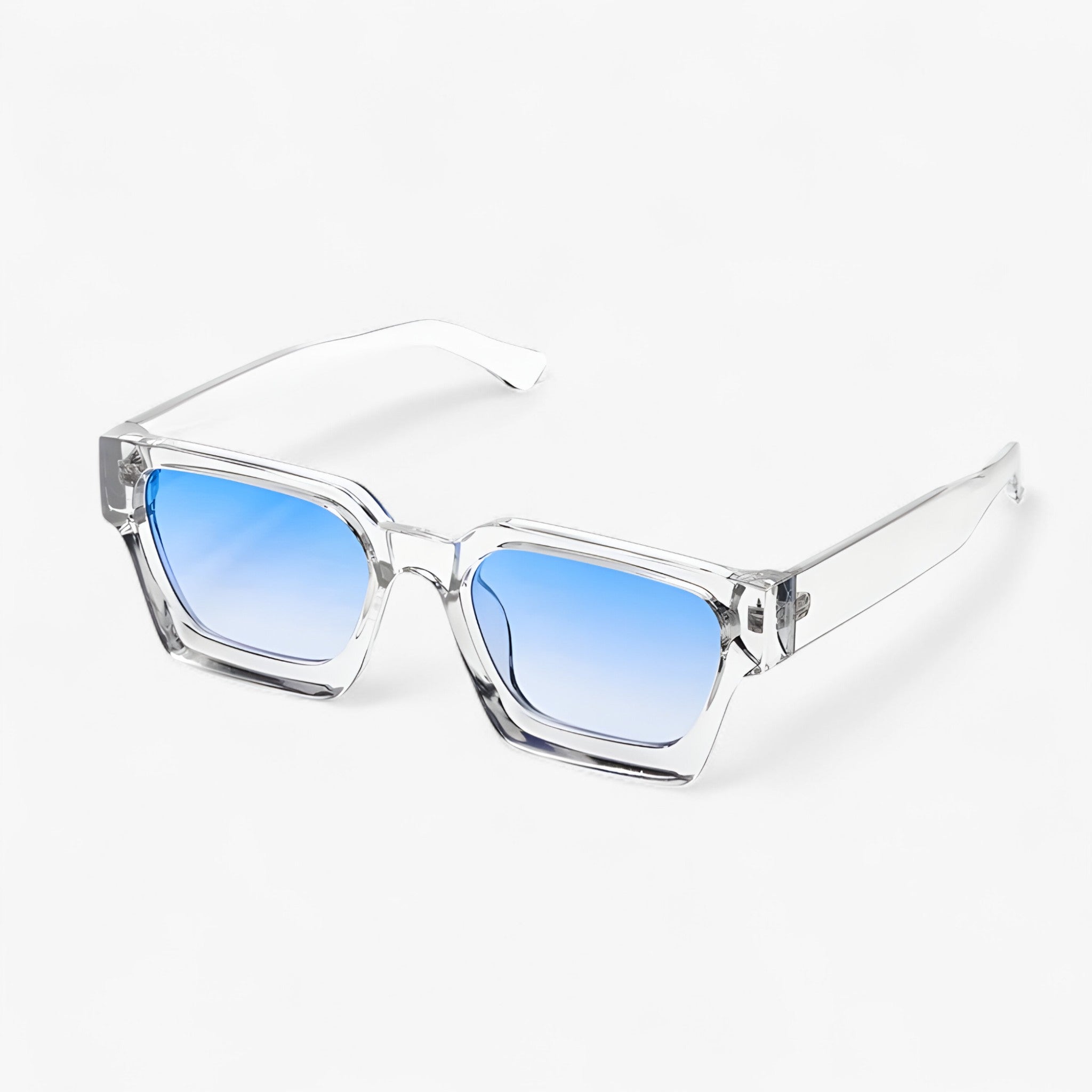 Occhiali da sole neri quadrati di lusso unisex firmati Uomo - 2-Blu chiaro - firmati men sunglasses polarized mens sunglasses neri occhiali occhiali sole Polarized man sunglasses quadrati sole sunglasses sunglasses polarized men unisex - Concept Palermo
