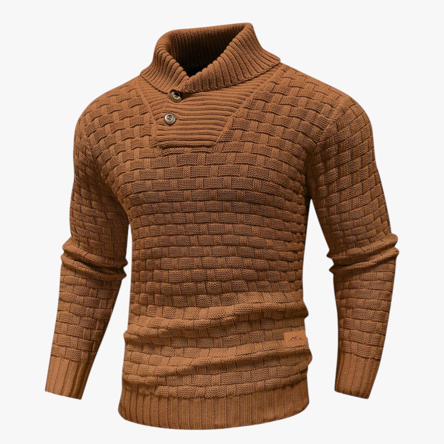 Maglione morbido in maglia da uomo in stile invernale caldo con scollo rotondo - Beige S - caldo invernale maglia maglione maglione maglia men's sweater rotondo scollo Sweater sweater men sweaters - Concept Palermo