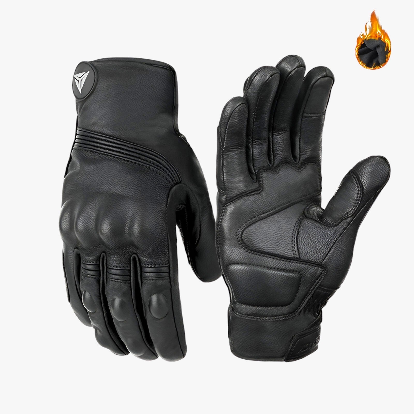 Guanti da motore caldi e antivento per l'inverno Rosso Uomo - Nero - antivento caldi gloves & mittens guanti guanti motore inverno Mens fashion mens gloves motore uomo - Concept Palermo