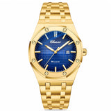Gouden Quartz Horloge voor Heren