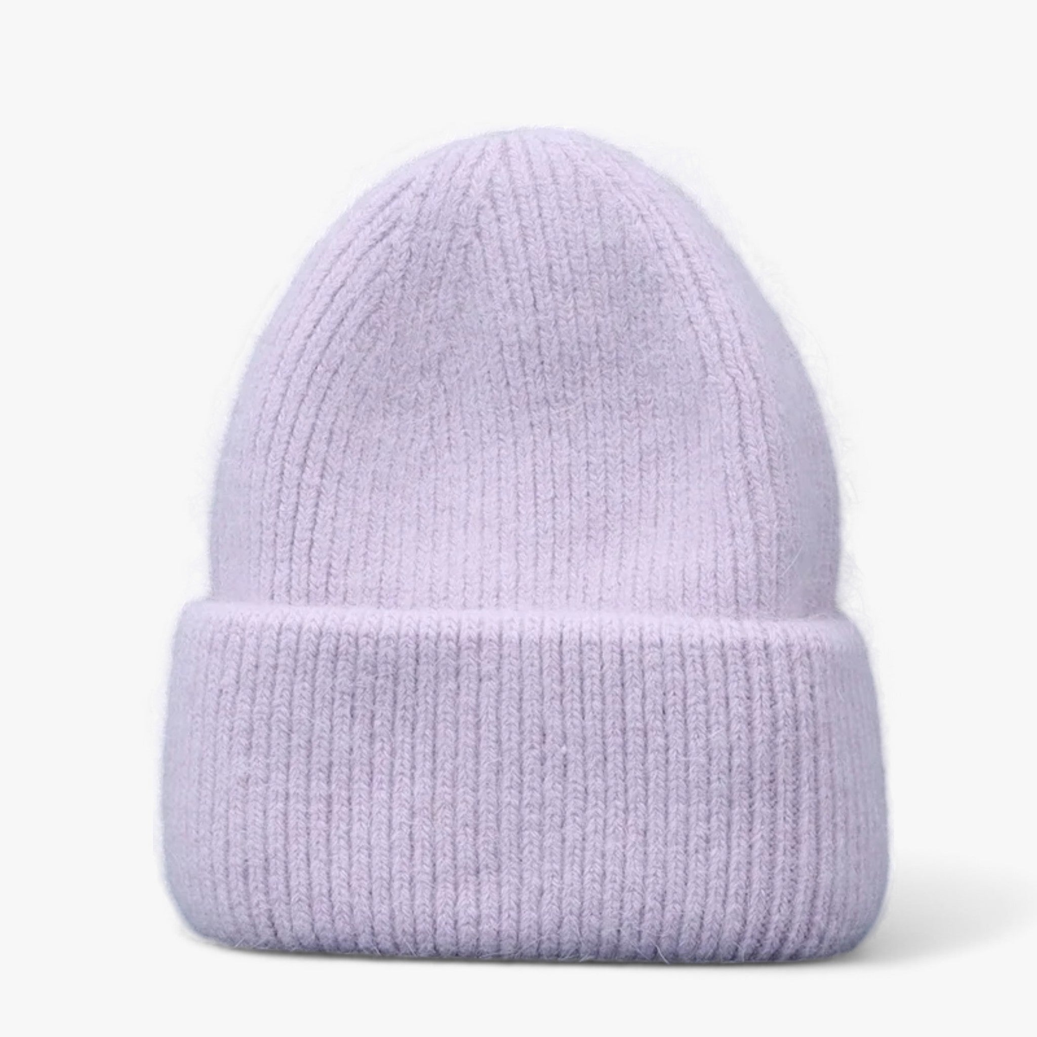 Cappello invernale: calore con vera pelliccia di coniglio Donna - Viola 54cm-60cm - beanies bucket hats calore cappello cappello invernale coniglio donna hat invernale pelliccia Sun Hats - Concept Palermo
