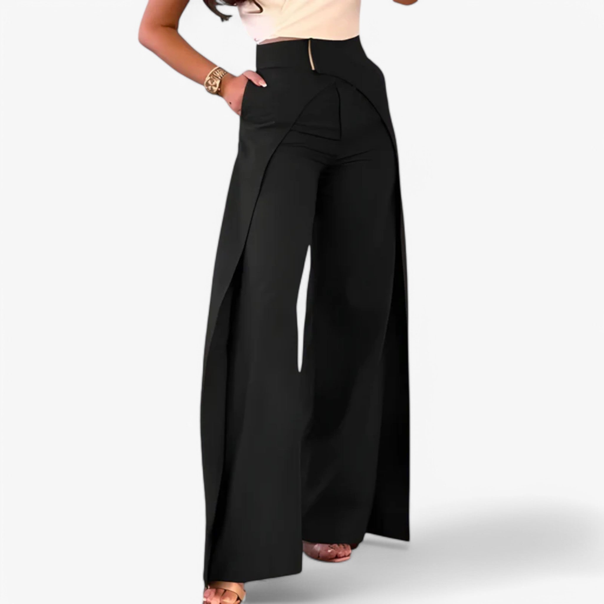 Pantaloni da donna - Vita alta e comfort - - alta comfort donna pantaloni pantaloni donna pants vita - Concept Palermo