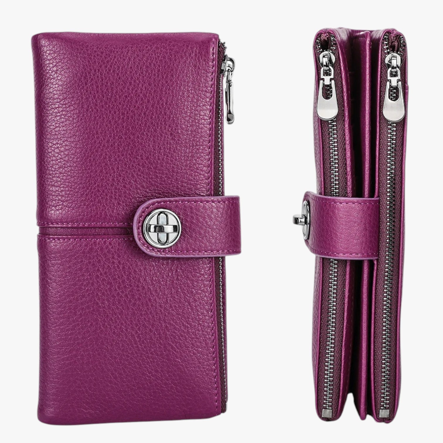 Portafoglio Donna in Pelle con AirTag, Sicuro e Multiuso - - airtag donna multiuso pelle portafoglio portafoglio donna sicuro wallet wallets womens wallet - Concept Palermo