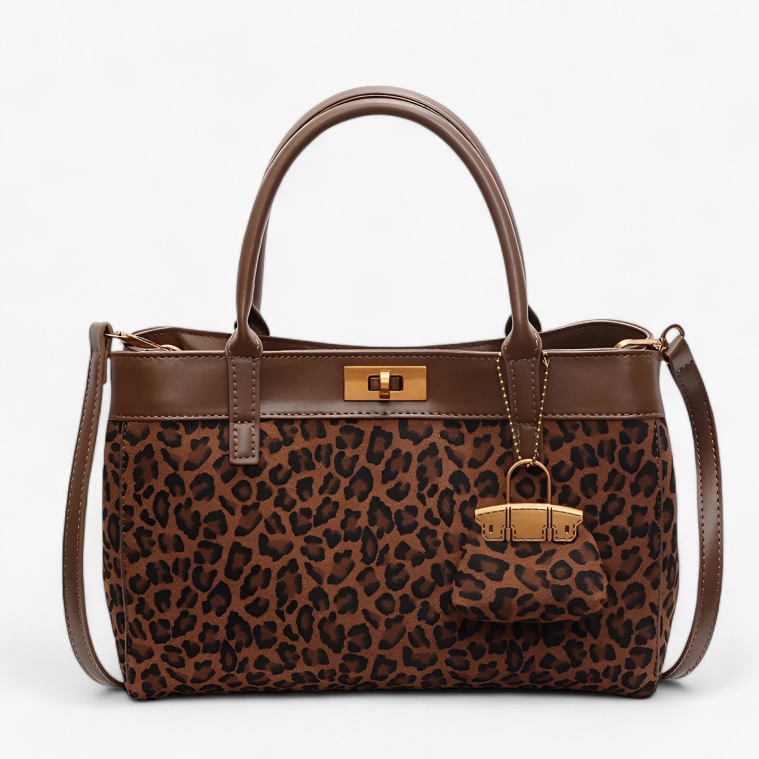 Tote alla Moda con Stampa Leopardo e Grande Capacità Donna - - alla bags capacità donna handbags leopardo moda stampa tote Women's handbags - Concept Palermo