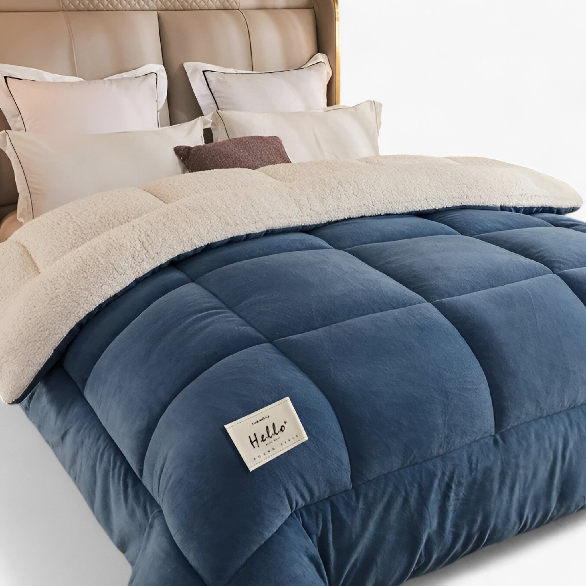Piumino Matrimoniale 4 Stagioni in Microfibra Anallergica - Ultra Morbido e Traspirante - - home & garden huis & tuin letto piumino piumino letto resistente uomo - Concept Palermo