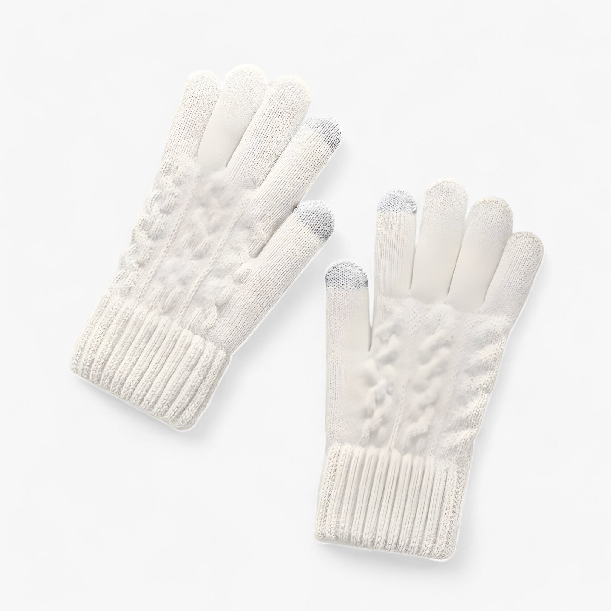 Guanti termici da donna Compatibili con touchscreen - Caldi e alla moda - Bianco - alla caldi compatibili donna gloves & mittens guanti guanti termici moda - Concept Palermo