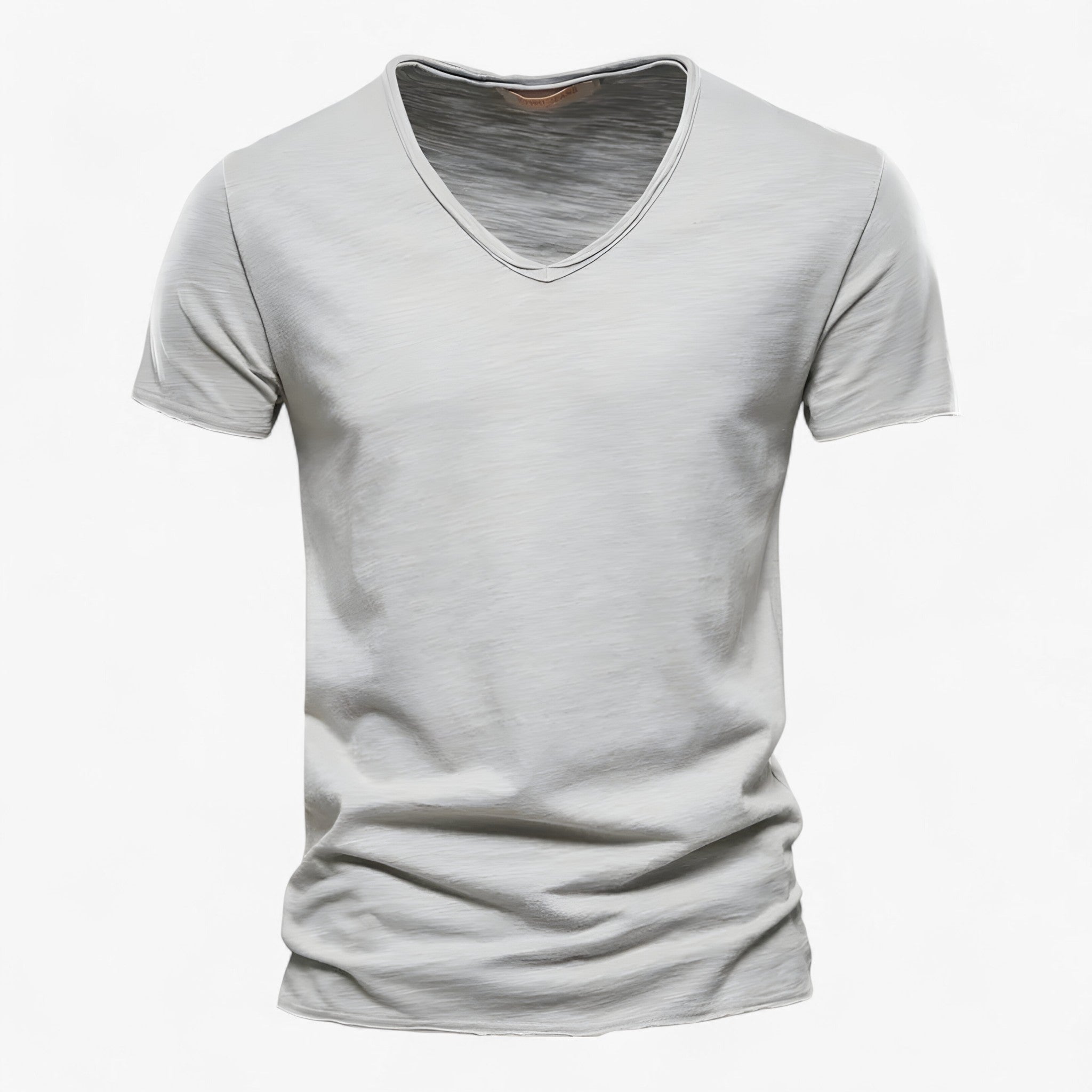 Camicia Estiva in Cotone Pelle Uomo - Grigio chiaro - camicia camicia estiva cotone estiva men's top clothes pelle uomo - Concept Palermo