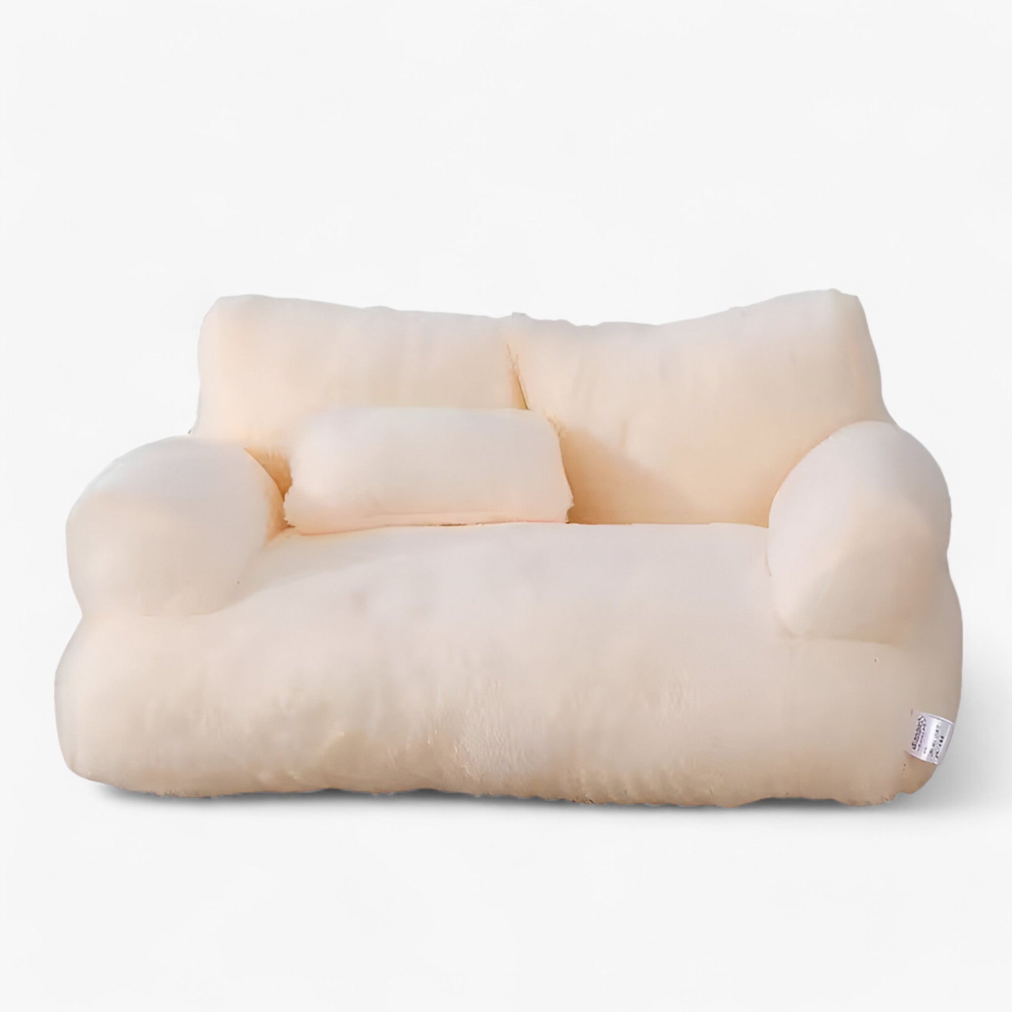 Cuccia Letto Morbida Velluto Grigio per Cani & Gatti, Taglia Media, Calda Invernale - Beige - animali calore comfort letto letto animali pets & supplies uomo velluto - Concept Palermo