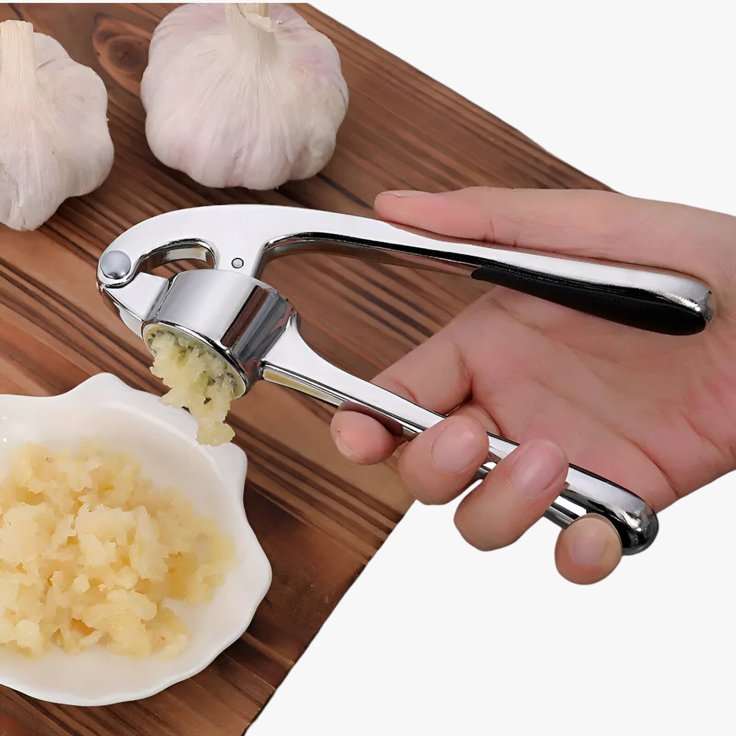 Pressa per aglio in lega – Pressatura senza sforzo, sapore massimo Uomo - - aglio Kitchen kitchen & dining kitchen tools lega massimo pressa pressa aglio pressatura sapore - Concept Palermo