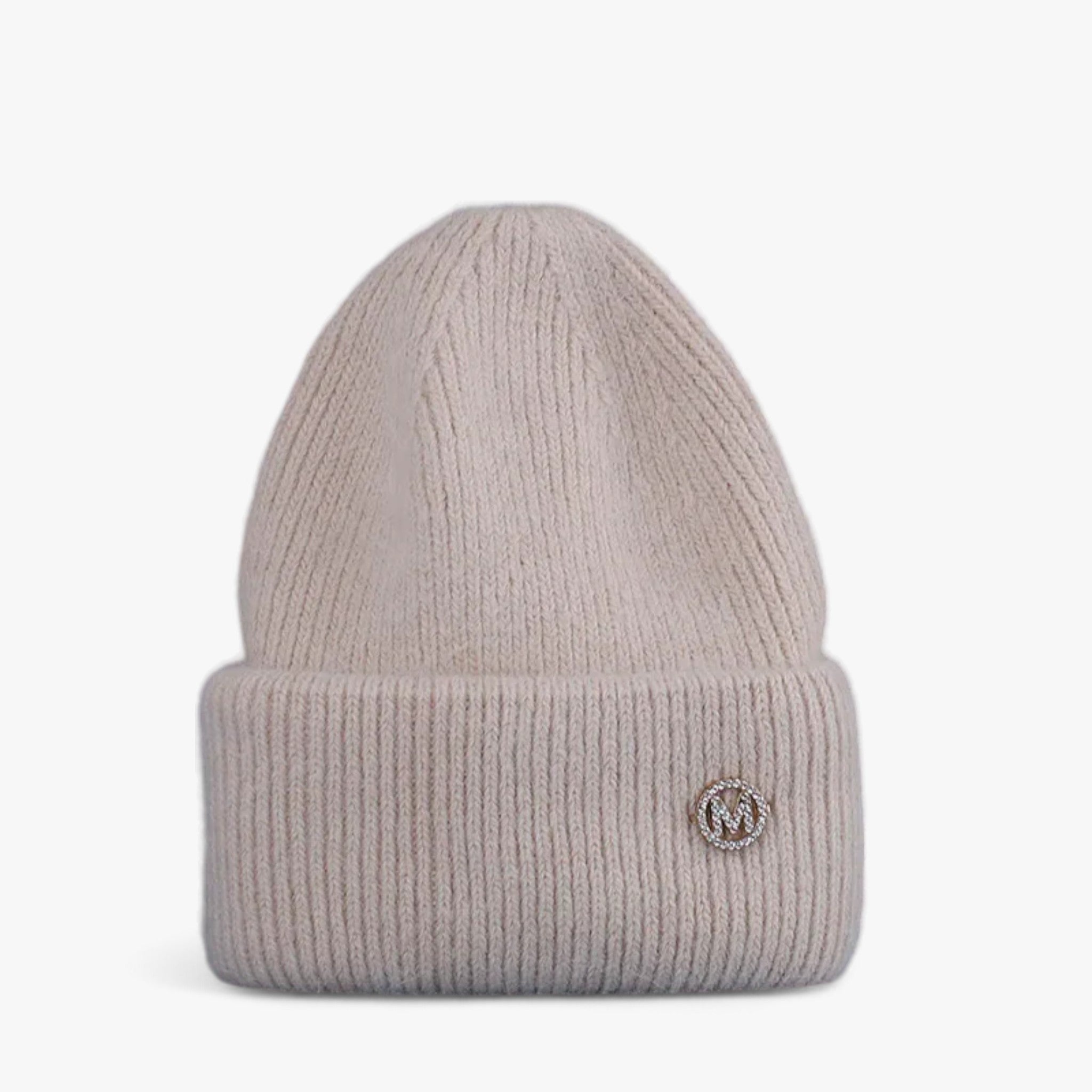 Cappello invernale: calore con vera pelliccia di coniglio Donna - Beige con M 54cm-60cm - beanies bucket hats calore cappello cappello invernale coniglio donna hat invernale pelliccia Sun Hats - Concept Palermo