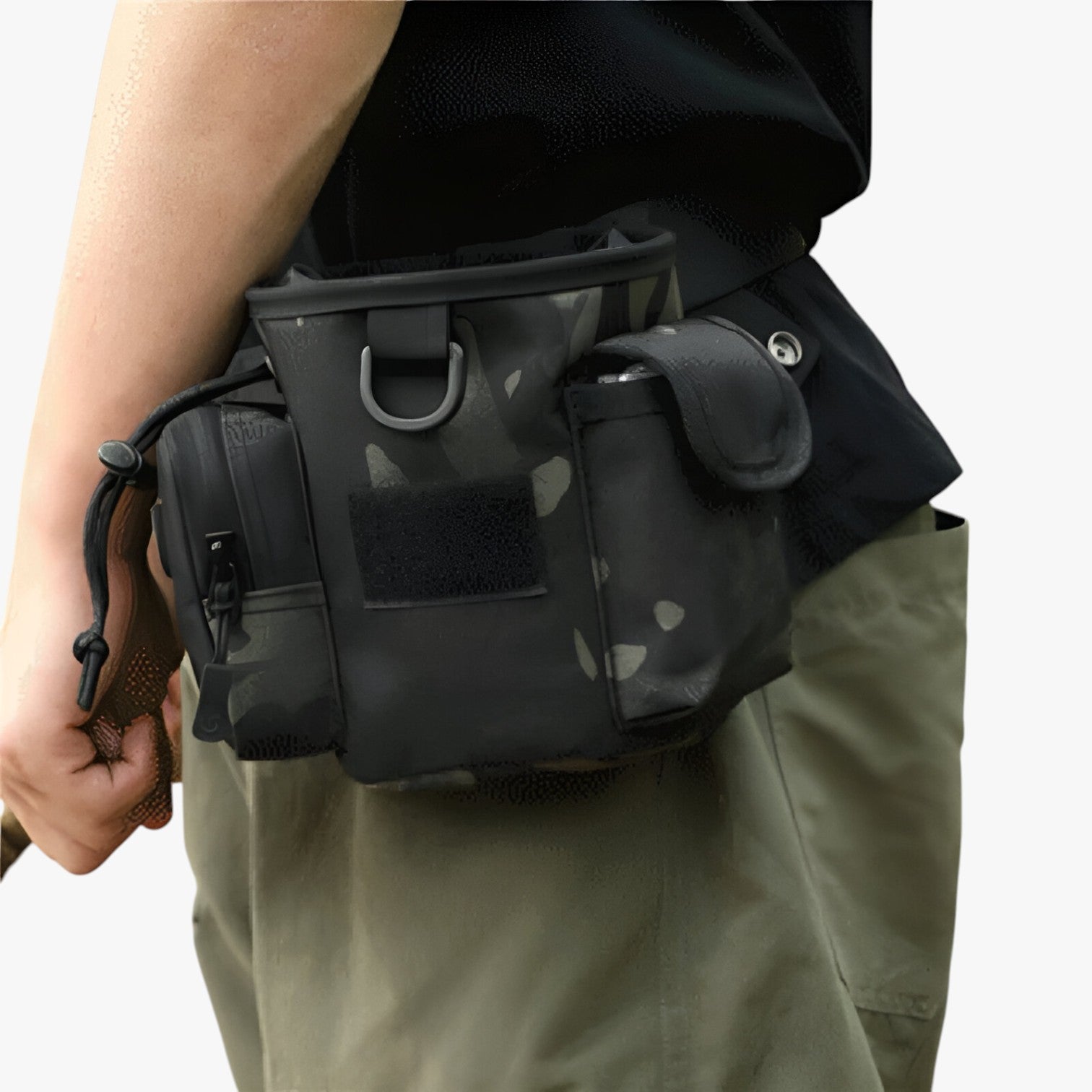 Borsa portatile per snack per cani, addestramento a mani libere e passeggiate all'aperto - Nero B - addestramento aperto borsa borsa portatile cani libere mani passeggiate pet pet accessories petproduct Pets - Concept Palermo