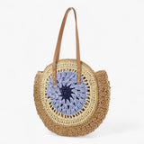 Ronde rode strandtas voor dames