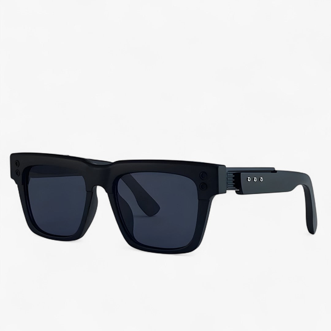 Occhiali da sole steampunk quadrati stile Uomo - Nero opaco - Fashion Sunglasses men sunglasses polarized mens sunglasses occhiali occhiali sole Polarized man sunglasses quadrati sole steampunk stile sunglasses sunglasses polarized men uomo - Concept Palermo