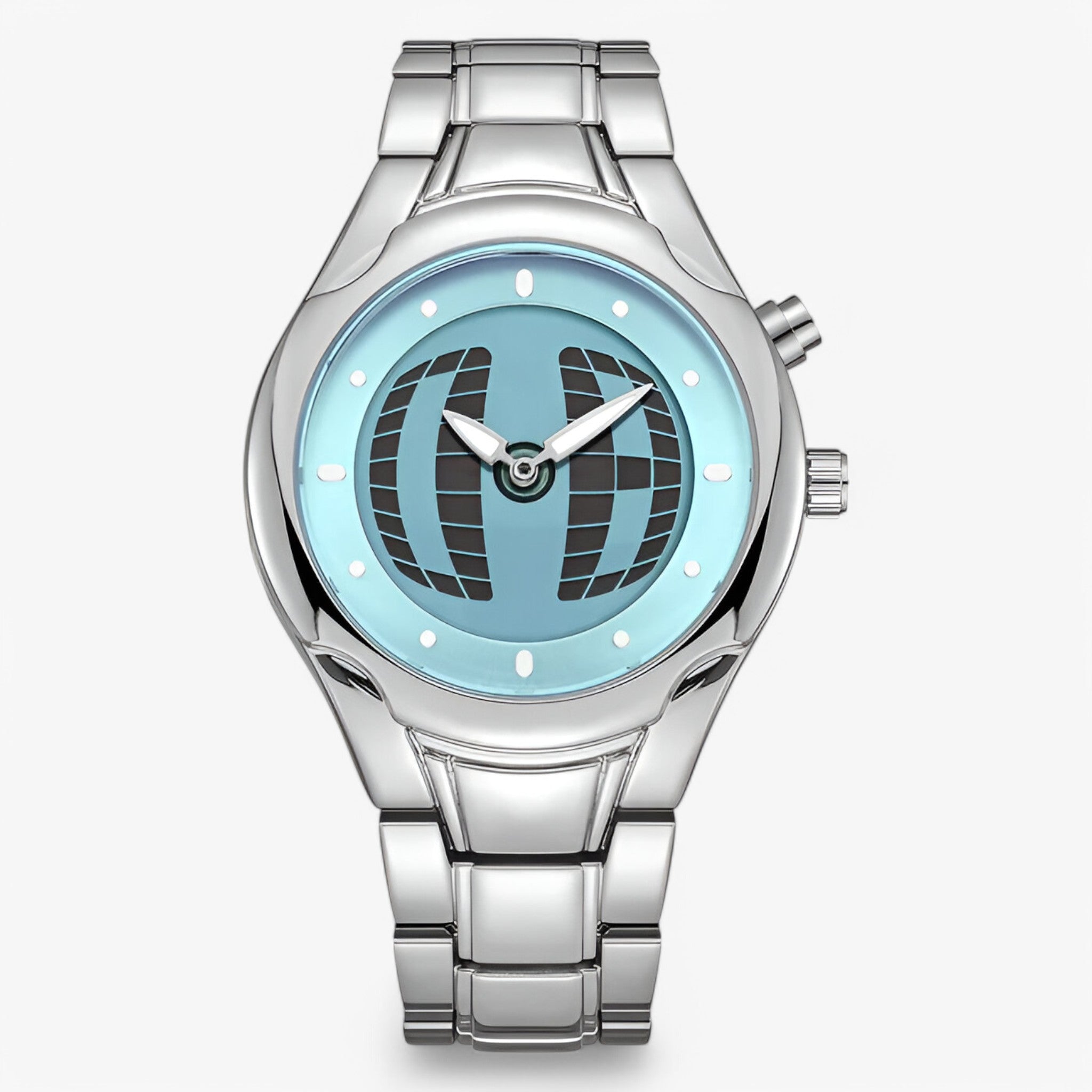 Orologio Uomo Retrò in Acciaio Inossidabile Argento - Stile Vintage Elegante - Blu - accessoires acciaio horloges inossidabile orologio orologio retr retr uomo watches - Concept Palermo