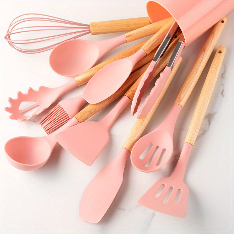 Cookware™ - Set di Pentole in Silicone per Cucina Uomo - Rosa - accessori cucina cookware cucina cucina efficiente design elegante facile da pulire pentole pentole in silicone pentole resistenti al calore set di pentole silicone silicone alimentare uomo utensili da cucina utensili durevoli versatilità in cucina - Concept Palermo
