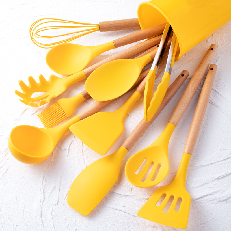 Cookware™ - Set di Pentole in Silicone per Cucina Uomo - Giallo limone - accessori cucina cookware cucina cucina efficiente design elegante facile da pulire pentole pentole in silicone pentole resistenti al calore set di pentole silicone silicone alimentare uomo utensili da cucina utensili durevoli versatilità in cucina - Concept Palermo