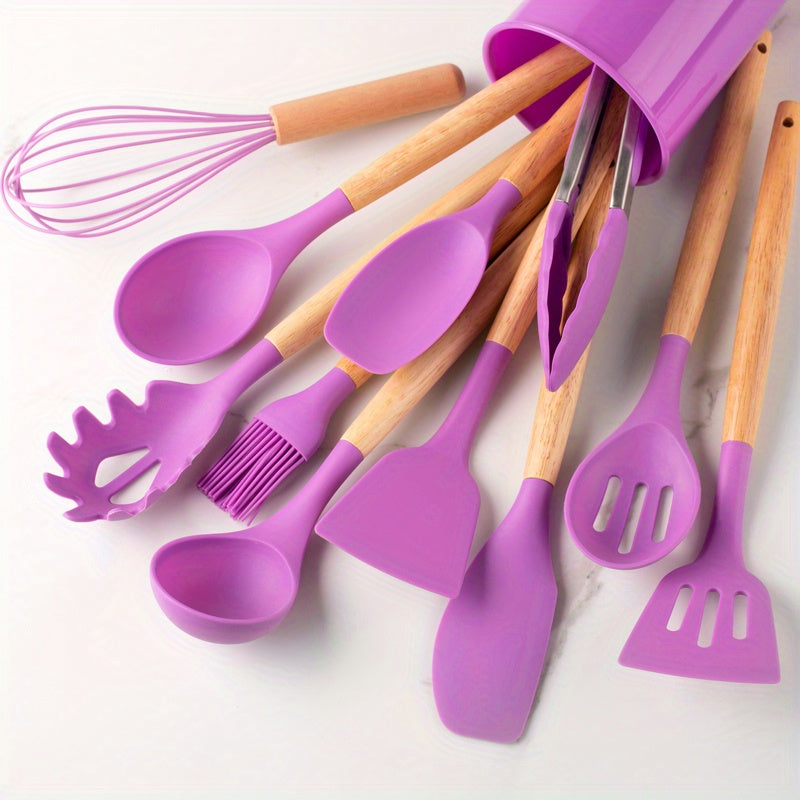 Cookware™ - Set di Pentole in Silicone per Cucina Uomo - Viola - accessori cucina cookware cucina cucina efficiente design elegante facile da pulire pentole pentole in silicone pentole resistenti al calore set di pentole silicone silicone alimentare uomo utensili da cucina utensili durevoli versatilità in cucina - Concept Palermo