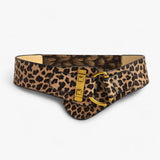 Beige Elastische Riem met Knopsluiting - Moeiteloze Dagelijkse Stijl