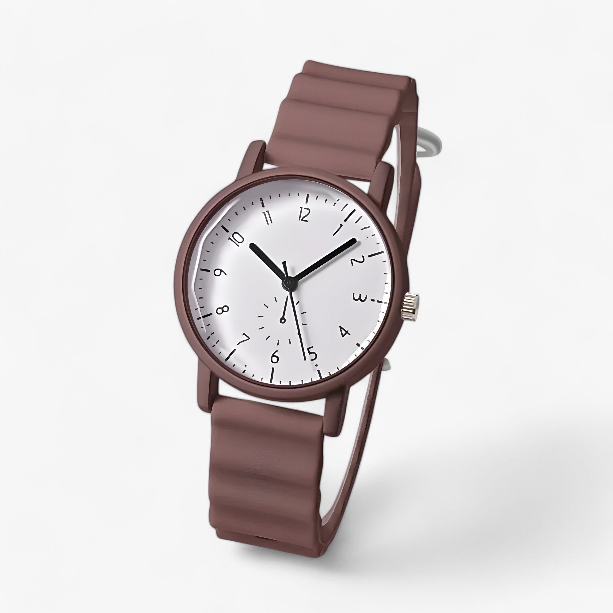 Orologio Gelé - Bracciale in Silicone per il Golf Donna - Marrone - bracciale donna gelé golf ladies watch orologio orologio gelé silicone watch for women watches WOMEN wrist watches for women - Concept Palermo