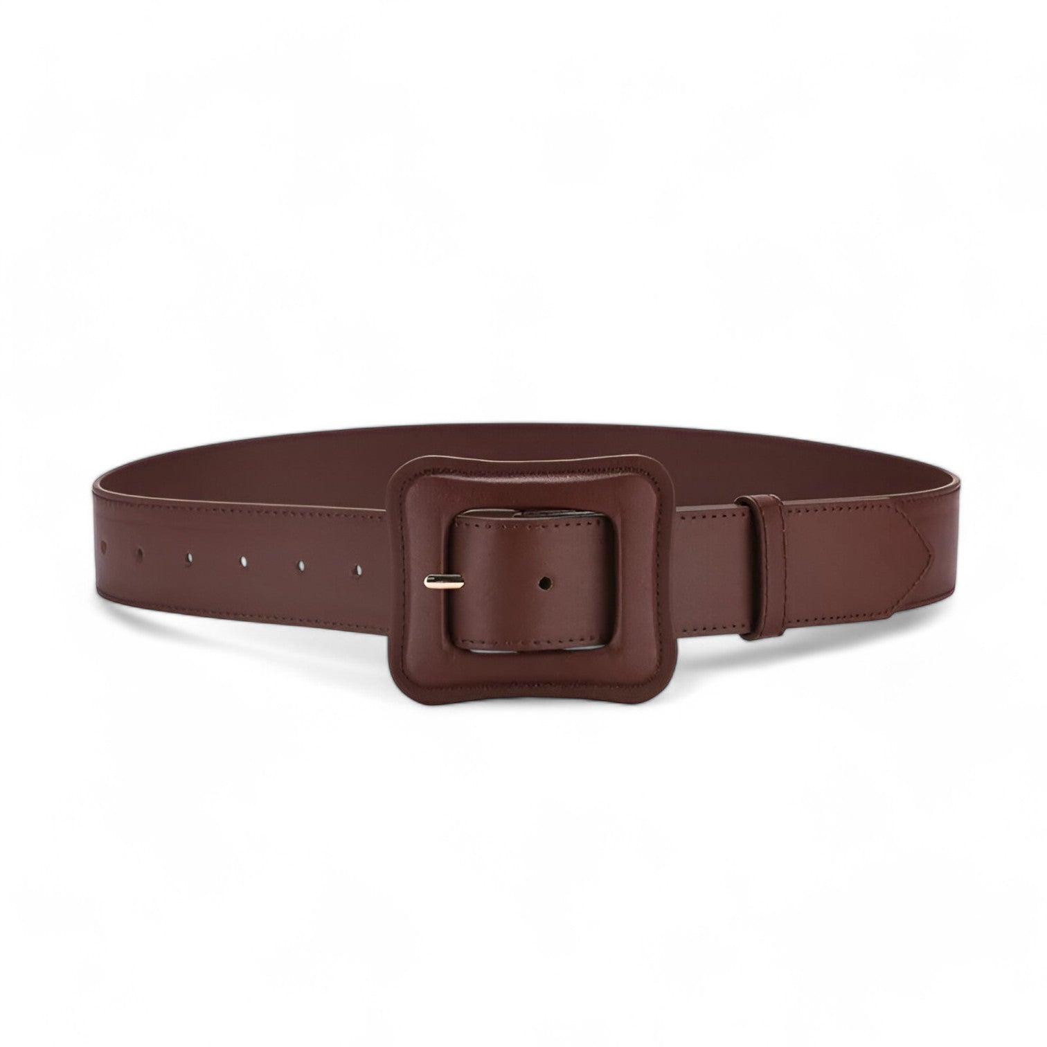 Cintura Larga in Pelle – Fascino Vintage Senza Tempo Donna - marrone 102cm - belt buckle women Belts cintura cintura larga donna fascino larga pelle tempo vintage waist belt for women - Concept Palermo