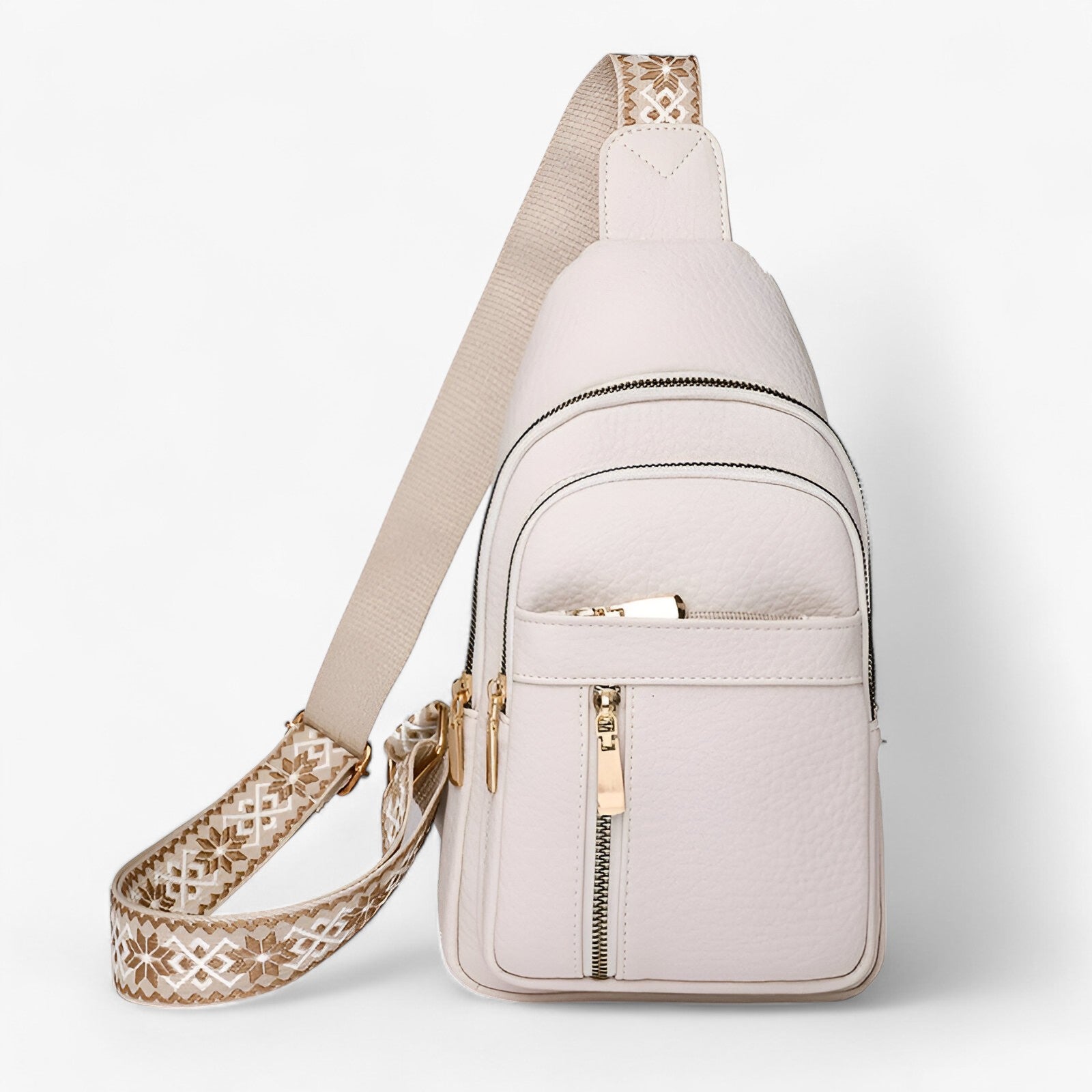 Moderna borsa a petto in PU - Versatile Donna - Bianco - bags borsa donna Gift Gifts for women moderna moderna borsa petto Shoulder Bag versatile women womens bag womens fashion - Concept Palermo