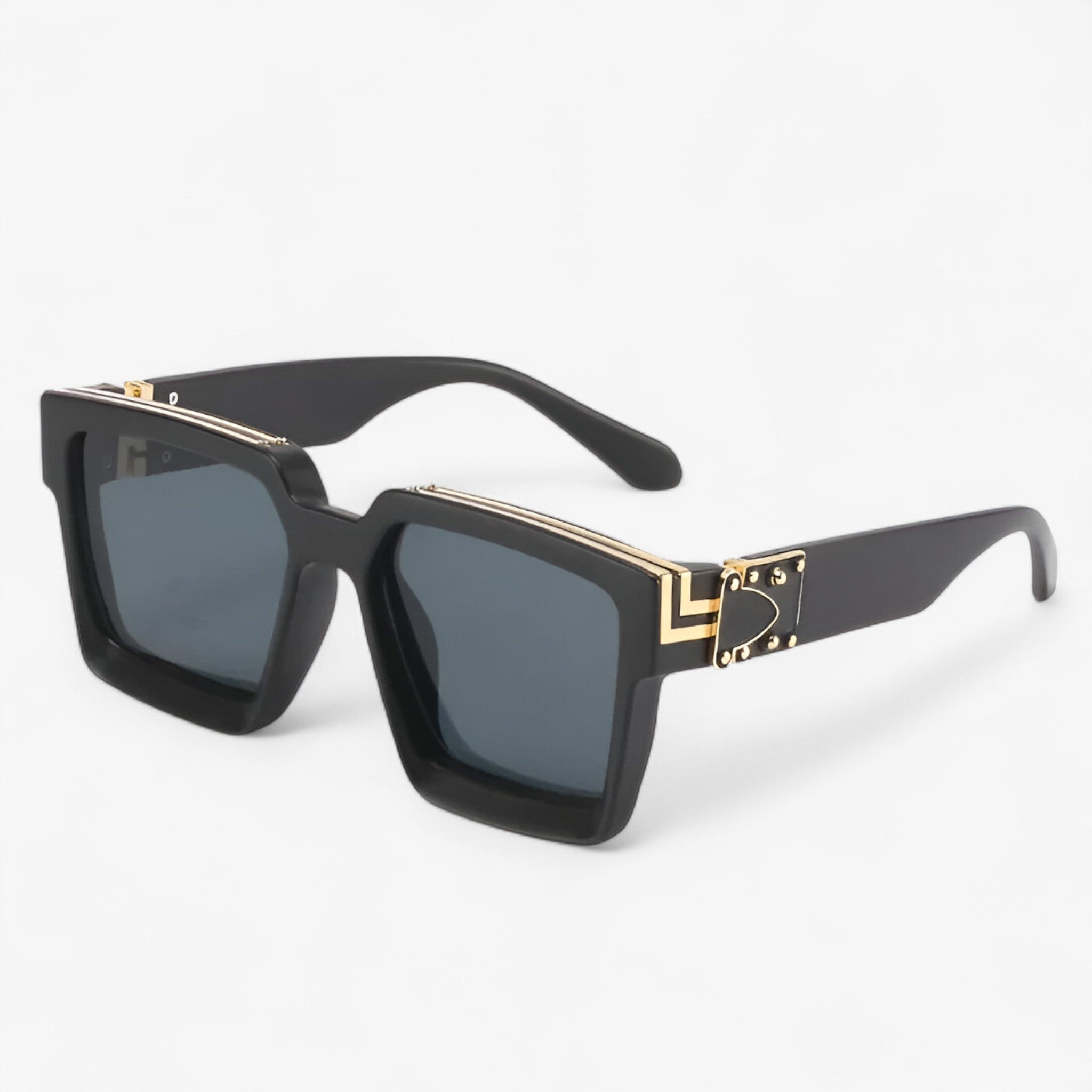 Occhiali da sole a specchio quadrati retrò da Uomo - Nero - Fashion Sunglasses men sunglasses polarized occhiali occhiali sole Polarized man sunglasses quadrati retr sole specchio sunglasses sunglasses polarized men uomo - Concept Palermo