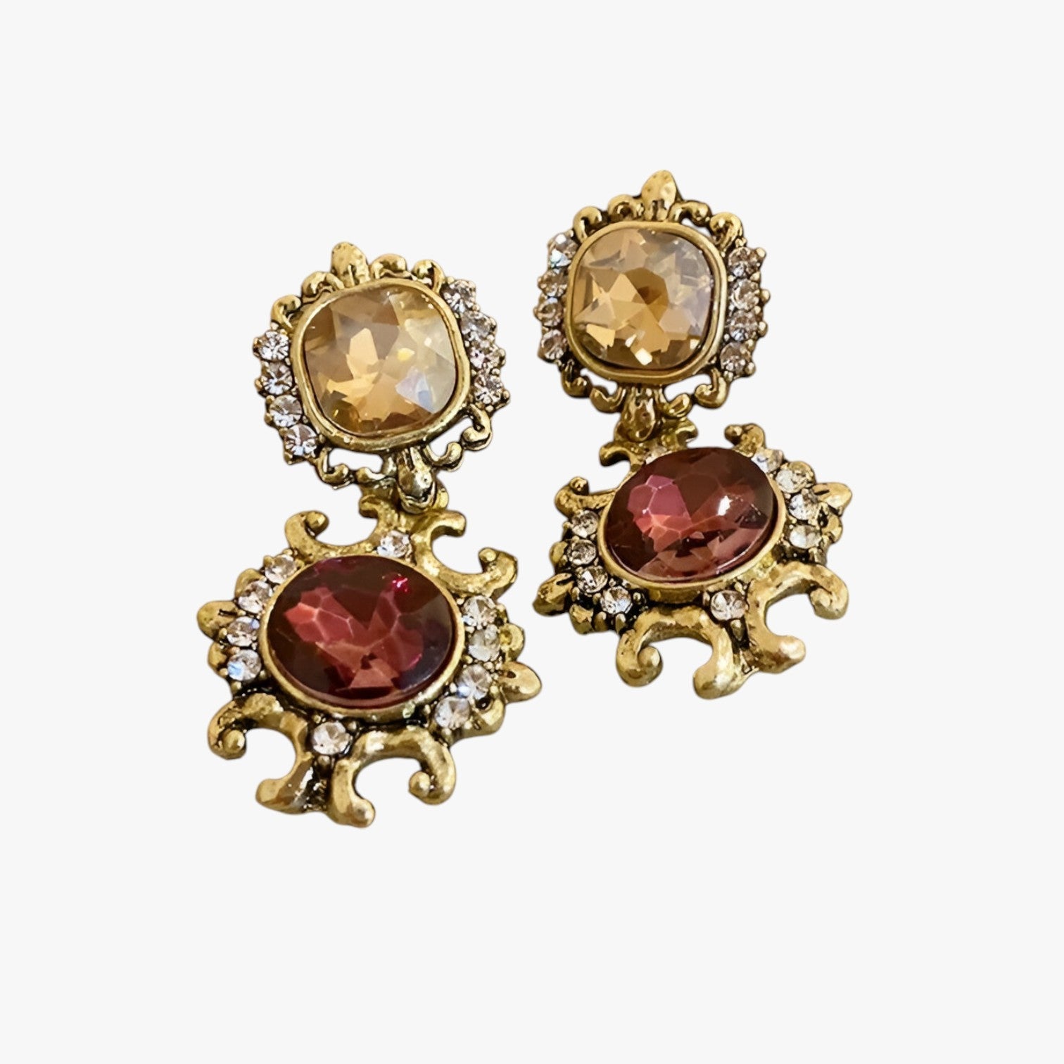 Set di gioielli Patchwork Retro – Splendore senza tempo, stile raffinato Donna - orecchino - donna elegant womens necklaces Fashion Necklaces gioielli gioielli patchwork jewelry Necklace Necklaces for Women patchwork raffinato retro splendore - Concept Palermo