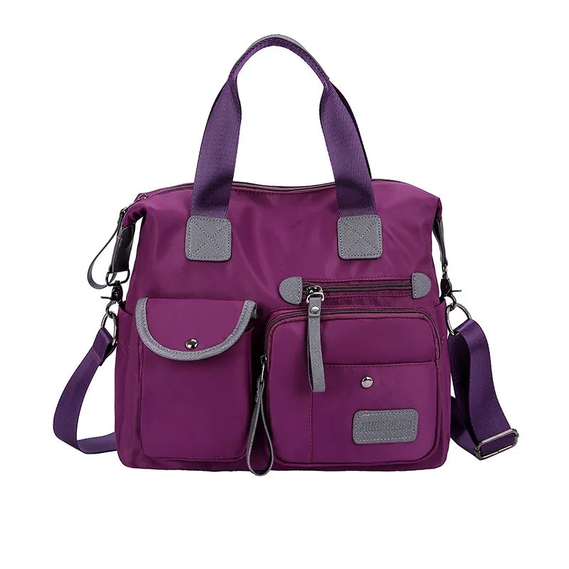 Borsa a Spalla in Nylon Impermeabile con Grande Capacità - - bags borsa borsa spalla capacità handbags impermeabile nylon spalla Women's handbags - Concept Palermo