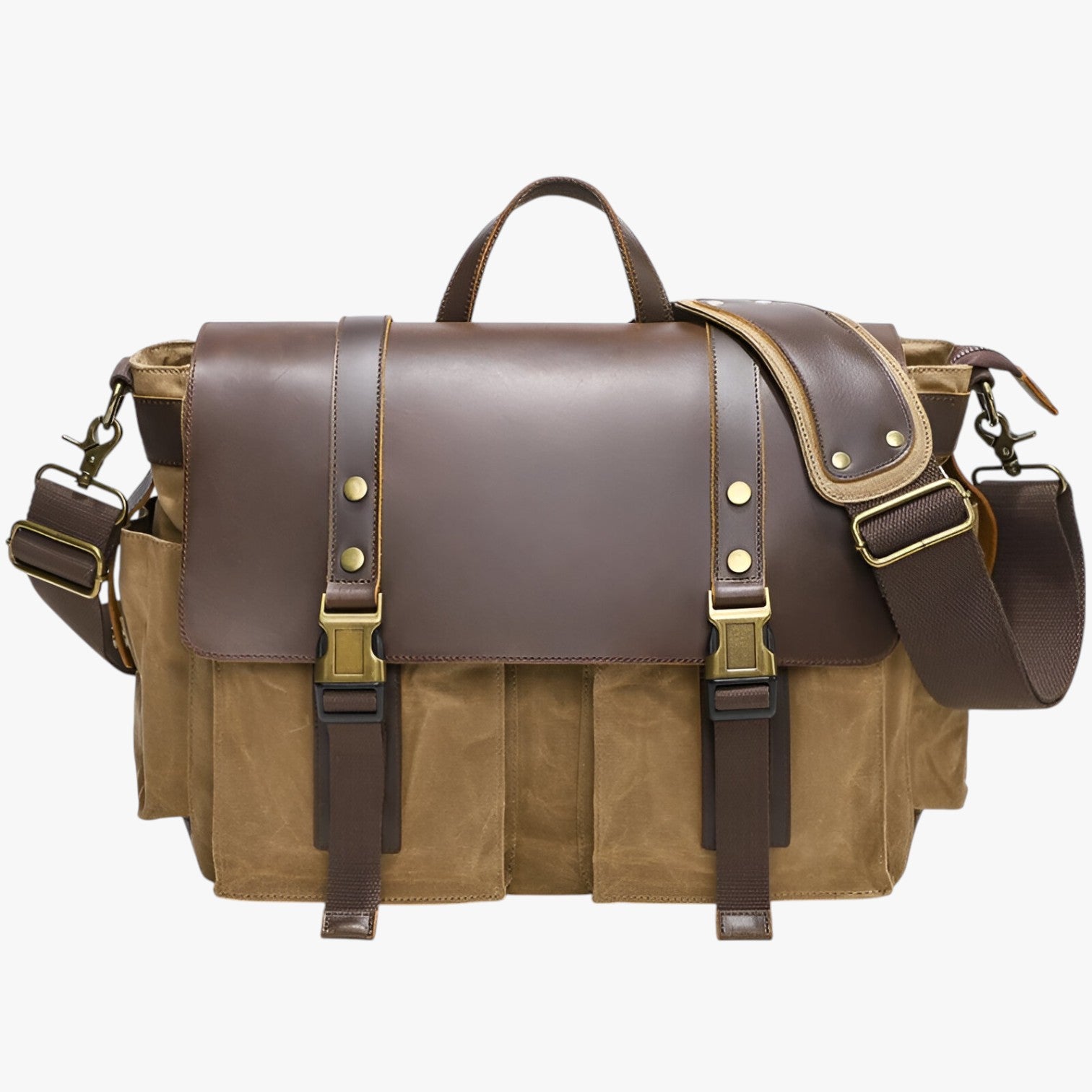 Borsa Messenger in Pelle Vintage - - Bags borsa borsa messenger men bag mens bag messenger pelle vintage - Concept Palermo