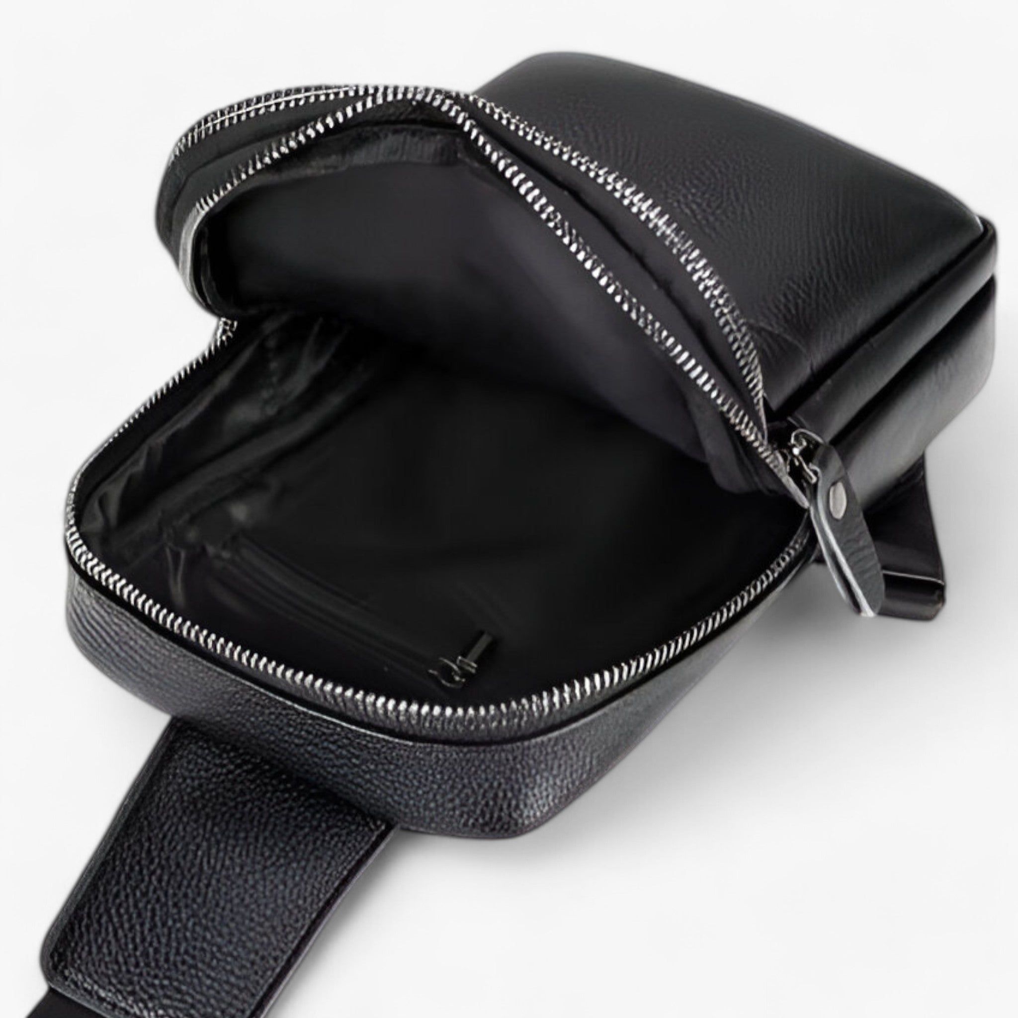 Borsa a Tracolla Ecopelle Nera Elegante e Funzionale - - accessoires bags borsa borsa tracolla ecopelle funzionale nera tassen tracolla - Concept Palermo