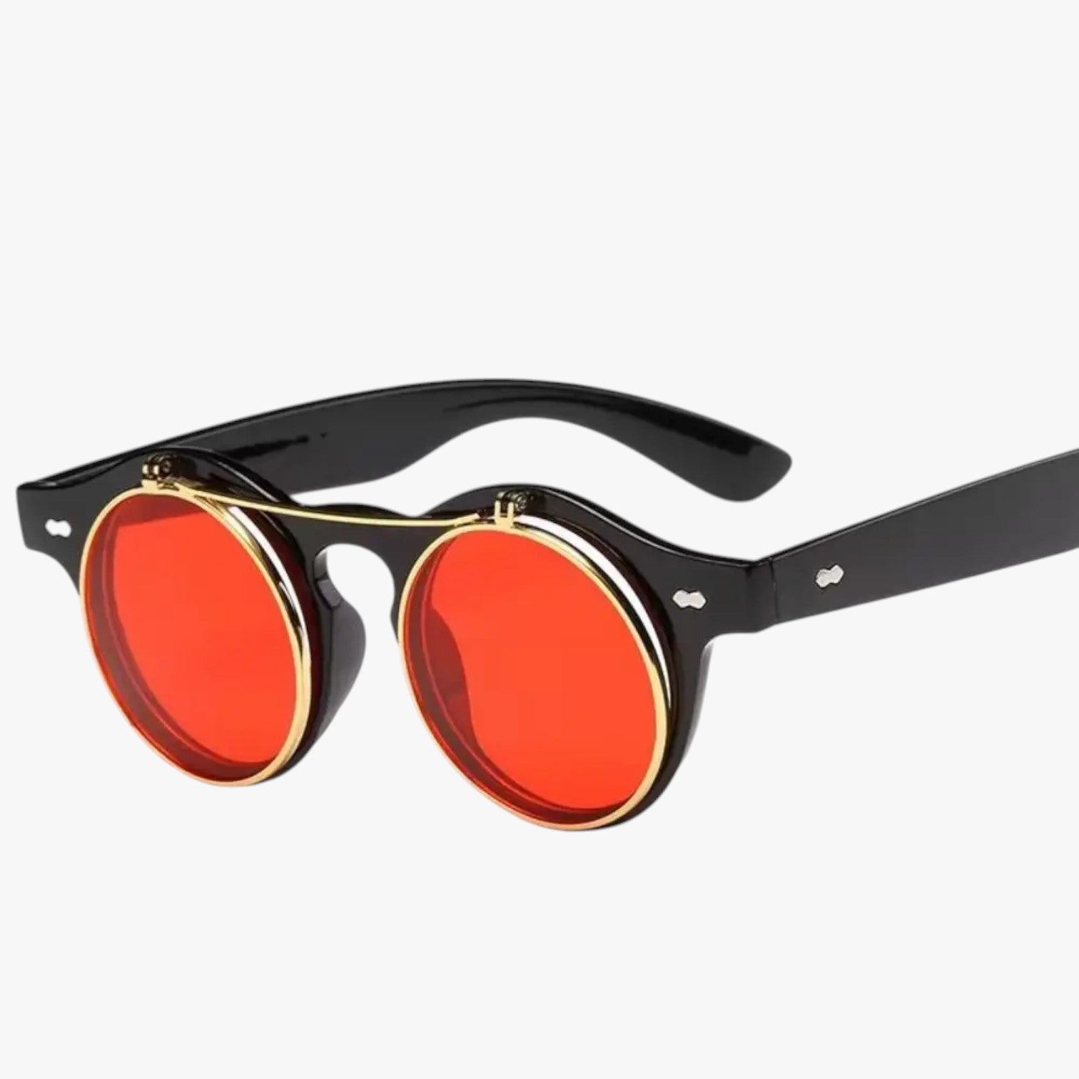 Occhiali da Sole Retrò Unisex Doppia Lente Flip & Protezione UV Punk Uomo - - doppia Fashion Sunglasses flip lente mens sunglasses occhiali occhiali sole protezione punk retr Sunglasses - Concept Palermo