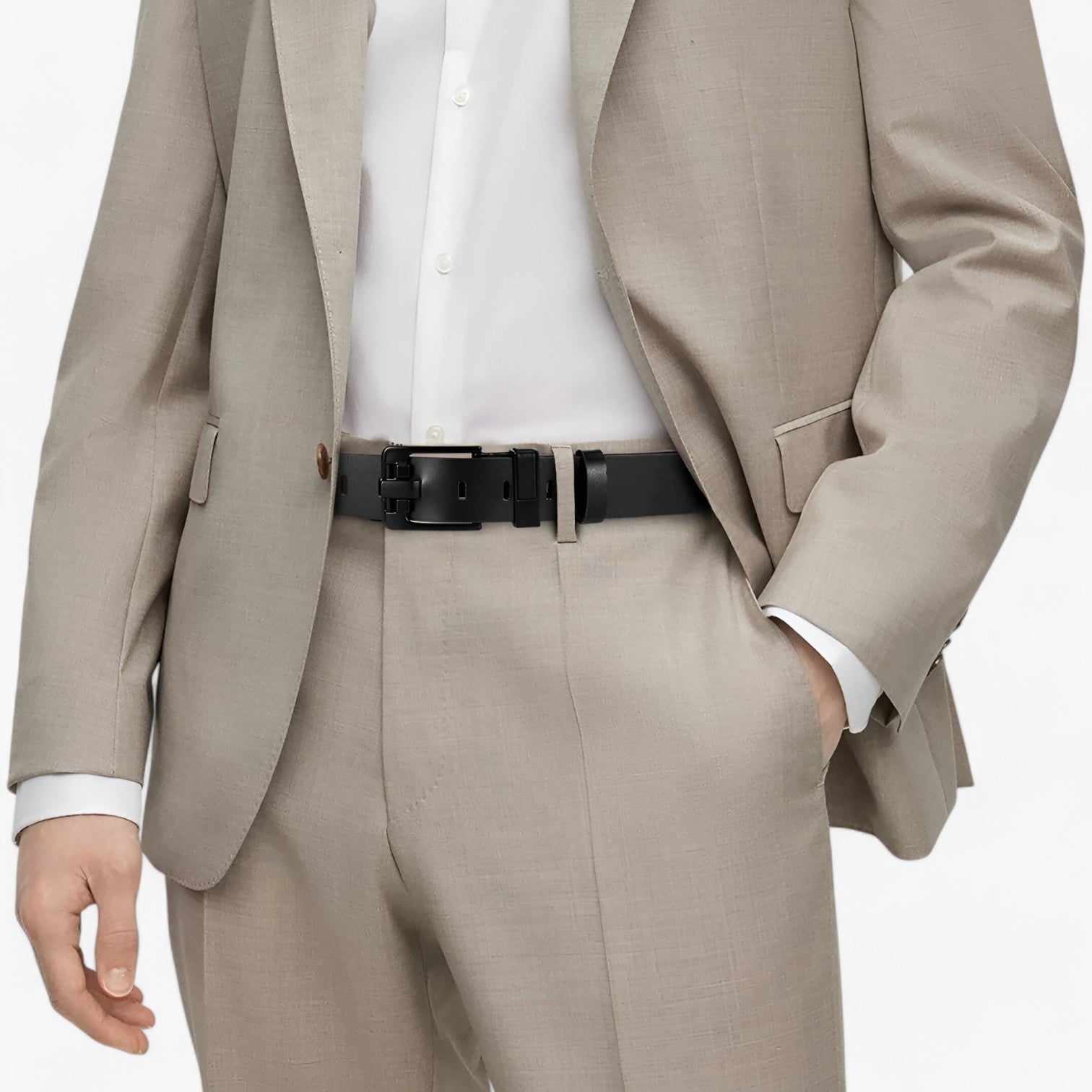 Cintura da Uomo in Pelle di Mucca - Sostenibile per Ogni Occasione - - belts cintura cintura uomo mens accessory Mens belt mucca occasione ogni pelle sostenibile - Concept Palermo