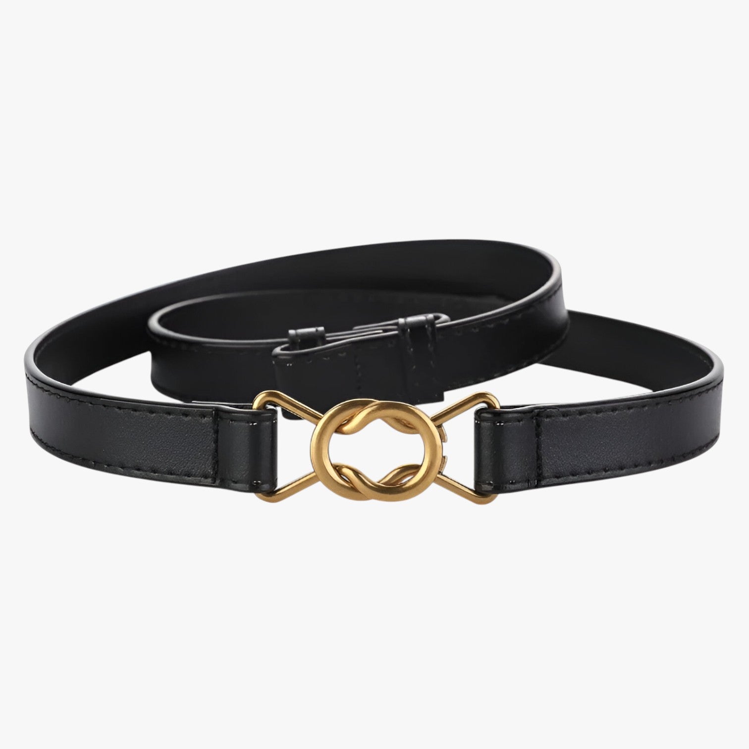 Cintura senza fori regolabile - nero 95cm - Belts belts for woman cintura cintura fori fori regolabile waist belt for women Womens belt - Concept Palermo
