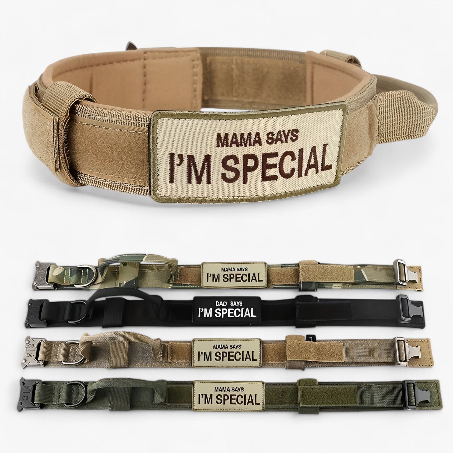 Collare tattico per cani con manico per addestramento Uomo - - addestramento cani collare collare tattico Dog Collar DOG SUPPLIES manico pets & supplies tattico uomo - Concept Palermo