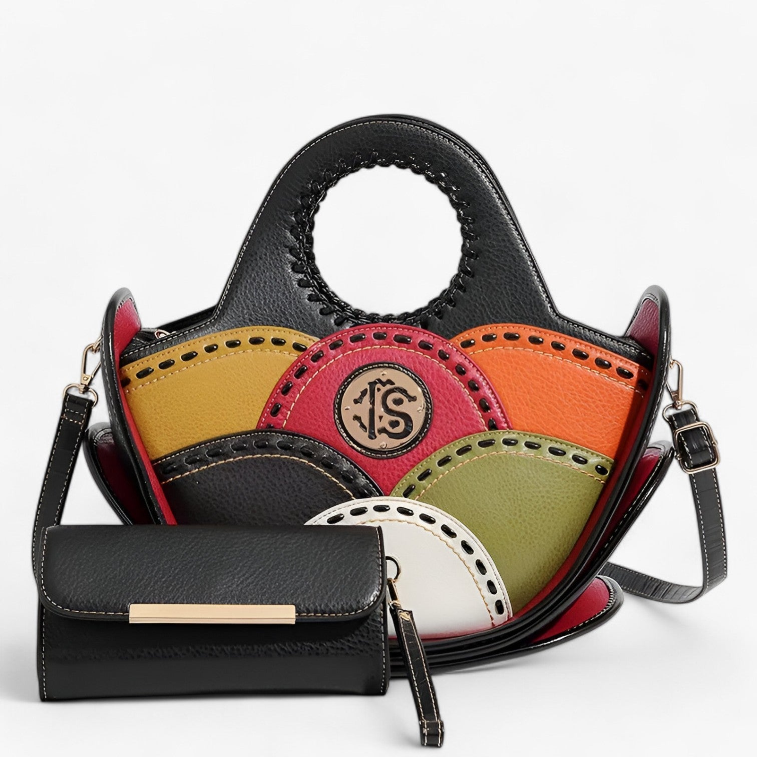 Grande Borsa a Spalla in Pelle con Ampi Scomparti - - ampi bags borsa borsa spalla pelle scomparti Shoulder Bags spalla Women's shoulder bag - Concept Palermo