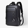 Mochila de cuero con USB para hombre - alta calidad, entrega rápida