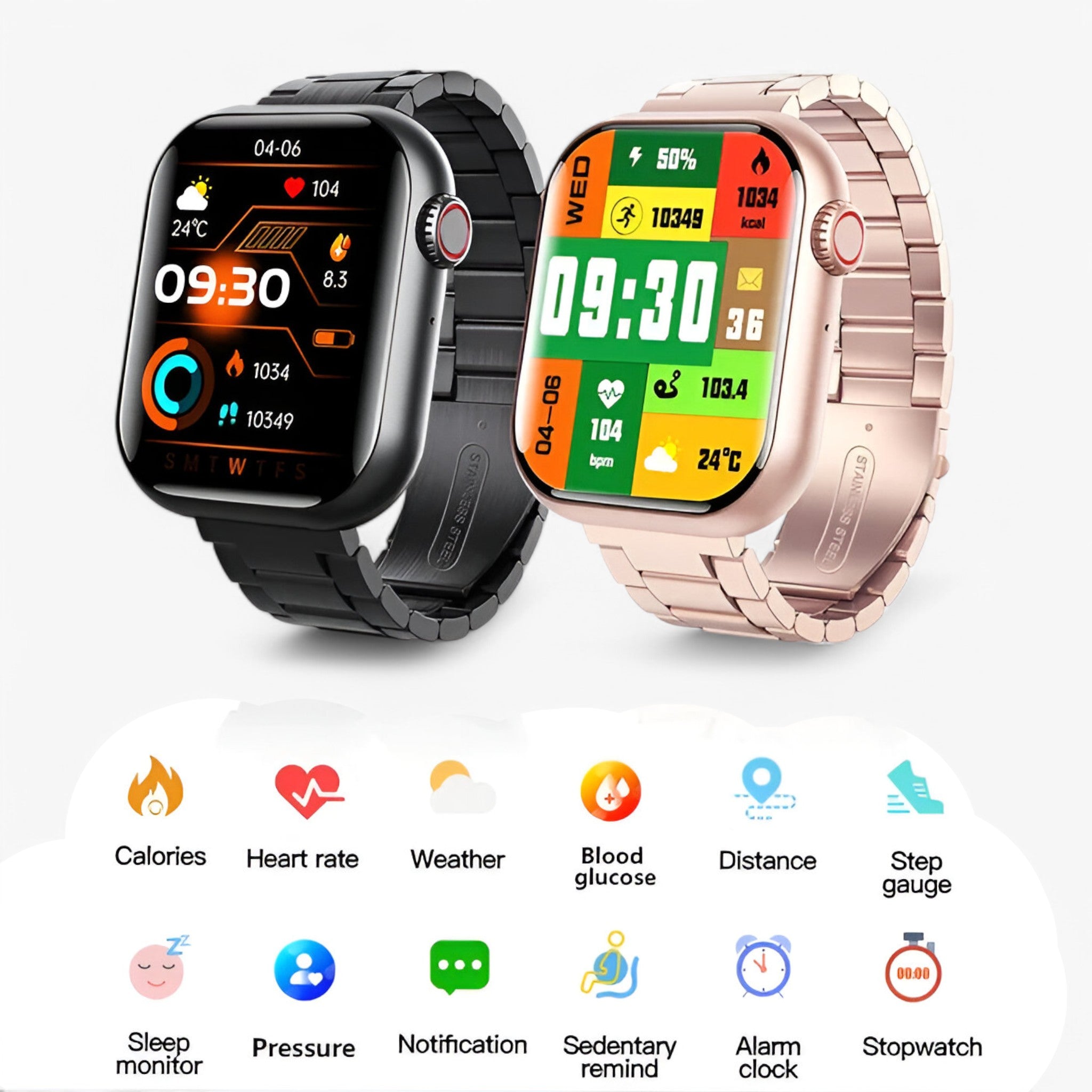 Smartwatch Sportivo Avanzato Uomo - - accessoires avanzato horloges smartwatch smartwatch sportivo sport sportivo uomo watches - Concept Palermo
