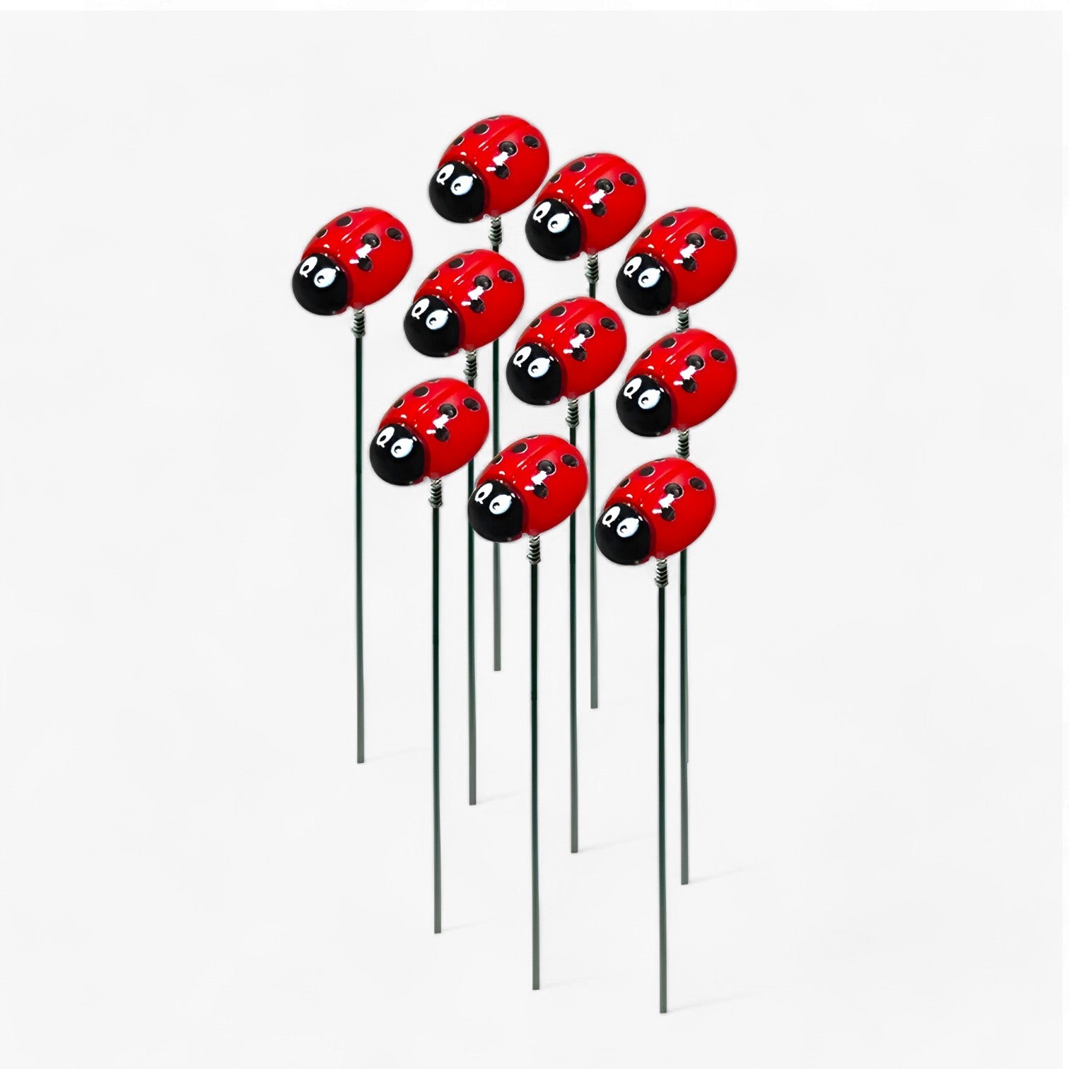 Stecche da Giardino a forma di Coccinella - Rosso - coccinella forma garden Garden accessories Garden supplies giardino Home & Garden stecche stecche giardino - Concept Palermo