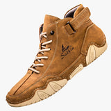 Elegante casual herenschoenen van echt leer, ademend, zwart/bruin, handgemaakt