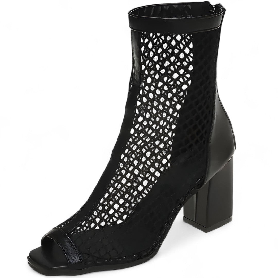 Sandali estivi con plateau in rete traspirante Donna - Nera - donna estivi plateau rete sandalen sandali sandali estivi schoenen shoes traspirante - Concept Palermo