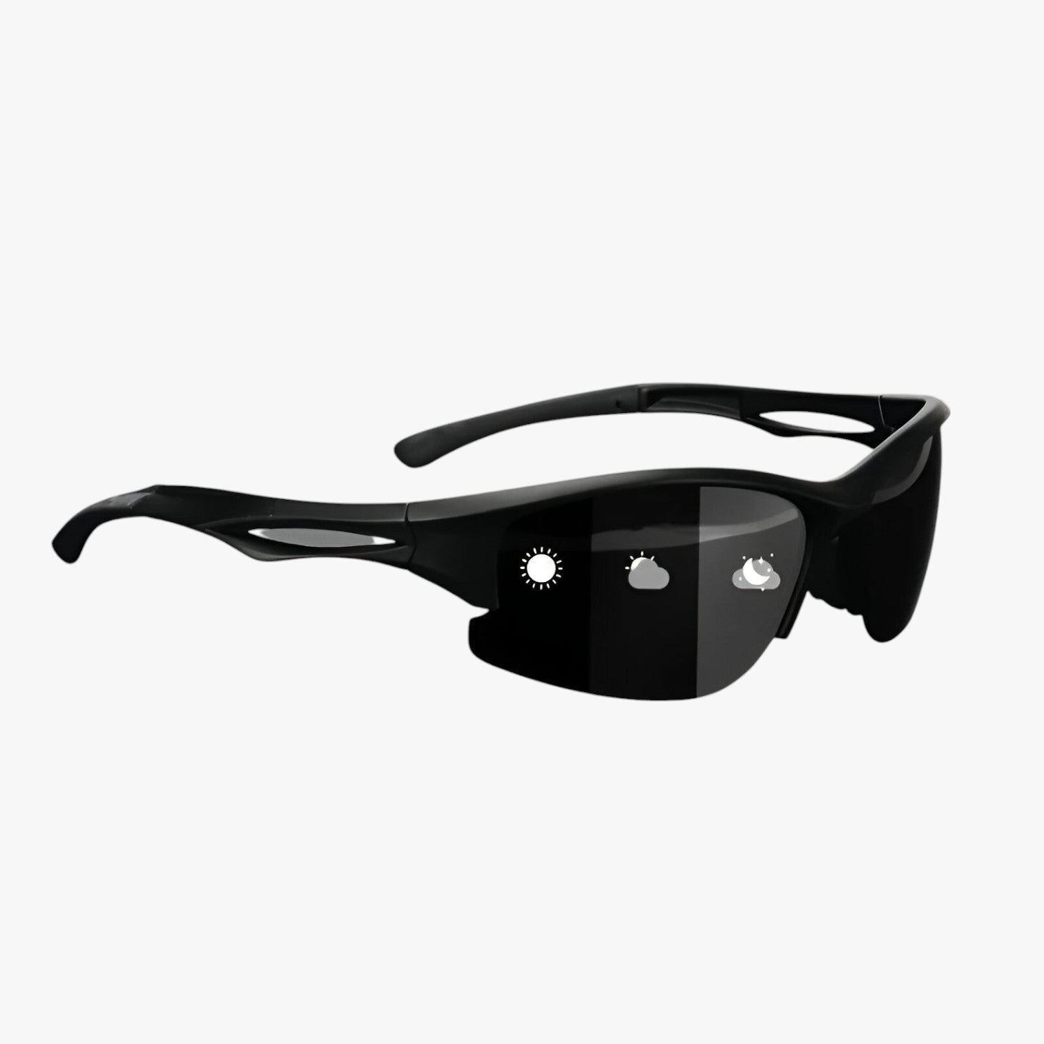 Occhiali da sole sportivi con montatura metà bordo - Polarizzati e visione colorata Uomo - Fotochimo - bordo colorata mens sunglasses metà montatura occhiali occhiali sole Polarized man sunglasses polarizzati sole Sunglasses - Concept Palermo