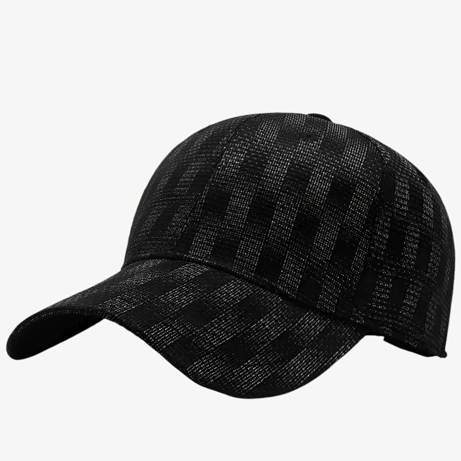 Cappello sportivo a quadri con elastico Uomo - nero 56-59cm - Baseball caps cappello cappello sportivo caps elastico men's hat mens cap quadri sportivo uomo - Concept Palermo