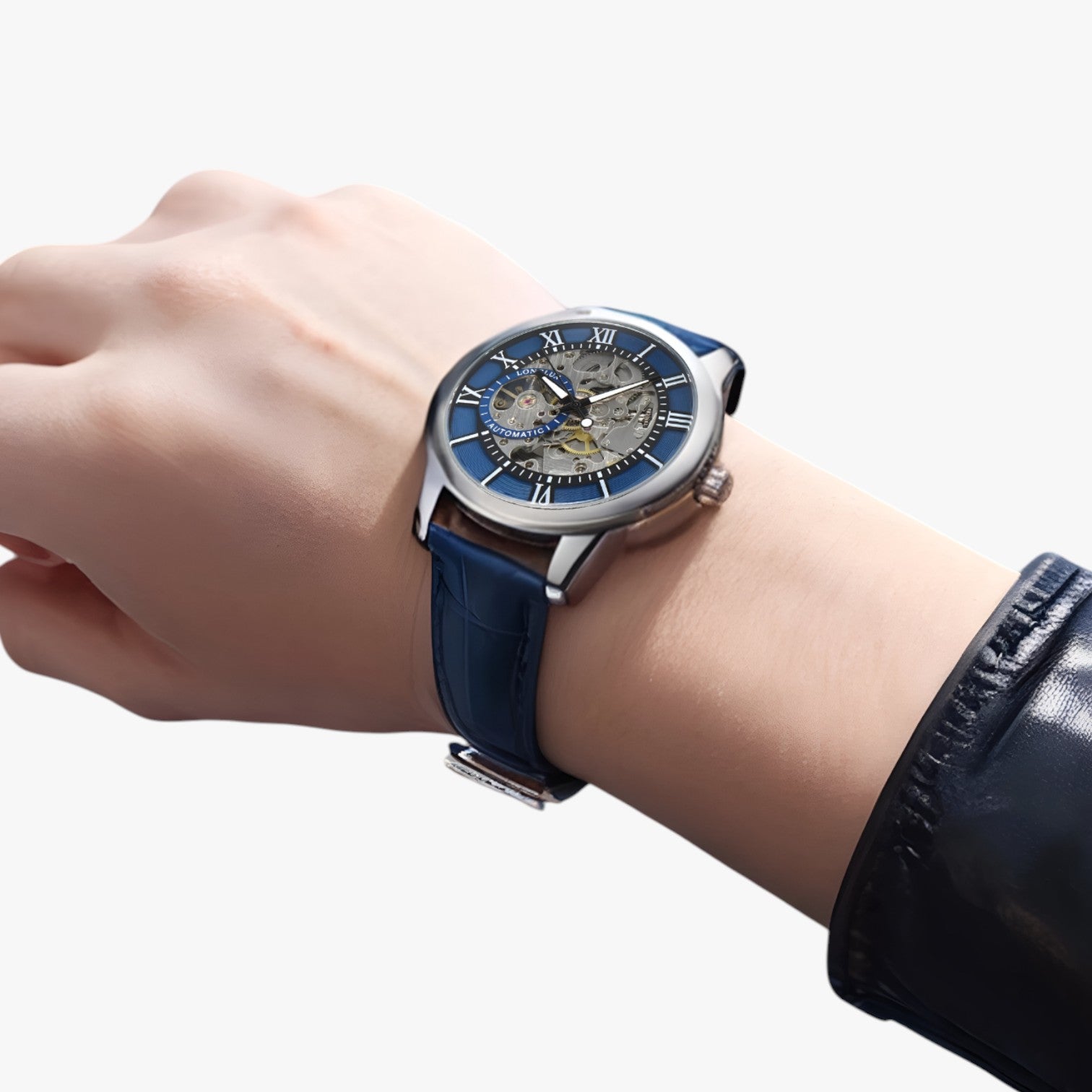 Orologio da Uomo Impermeabile in Vera Pelle Marrone, Elegante e Resistente - - impermeabile orologio orologio impermeabile pelle uomo watch watch for men watches WATCHES FOR MEN Wristwatch - Concept Palermo