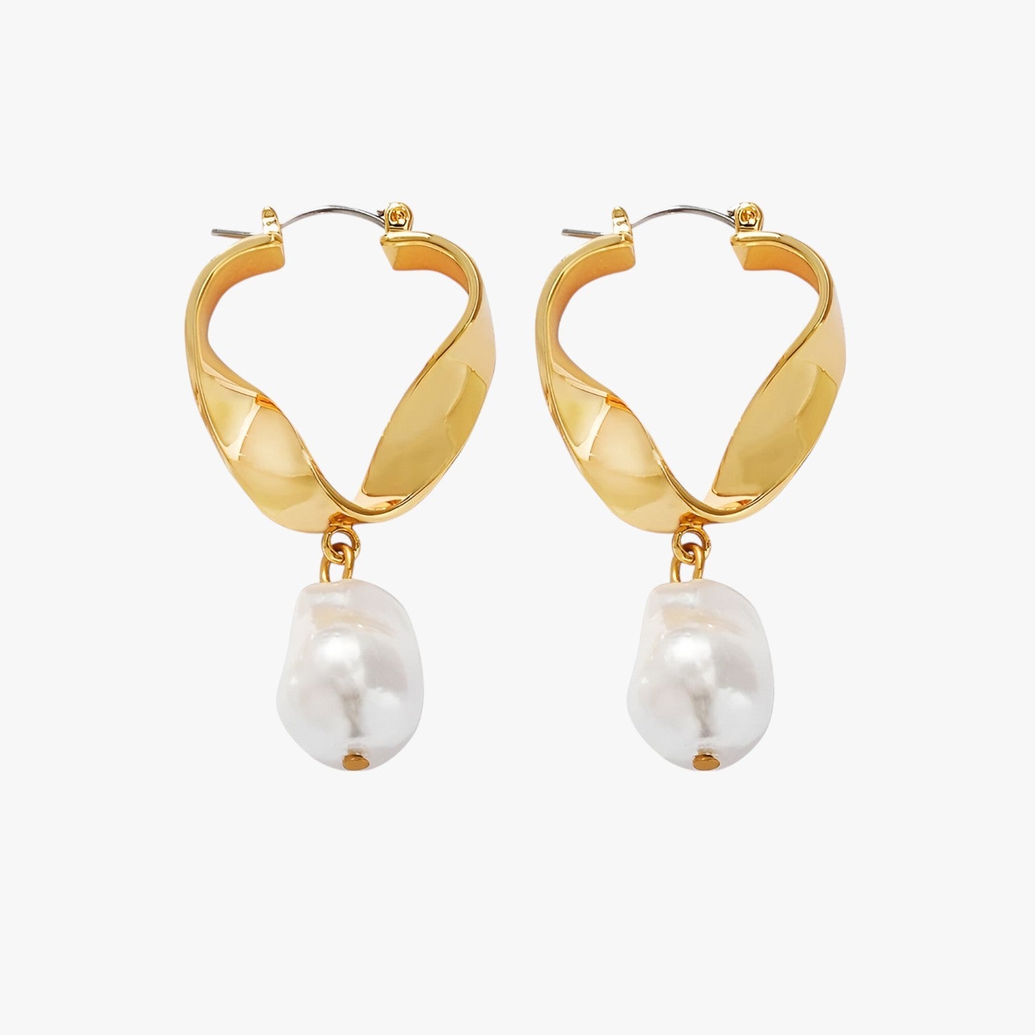 Orecchini a perno Torque - Sostenibili e Stilosi in Oro 18k Placcato Uomo - Oro bianco - Accessories Jewelry EARRINGS jewelry orecchini orecchini perno perno placcato sostenibili stilosi torque - Concept Palermo